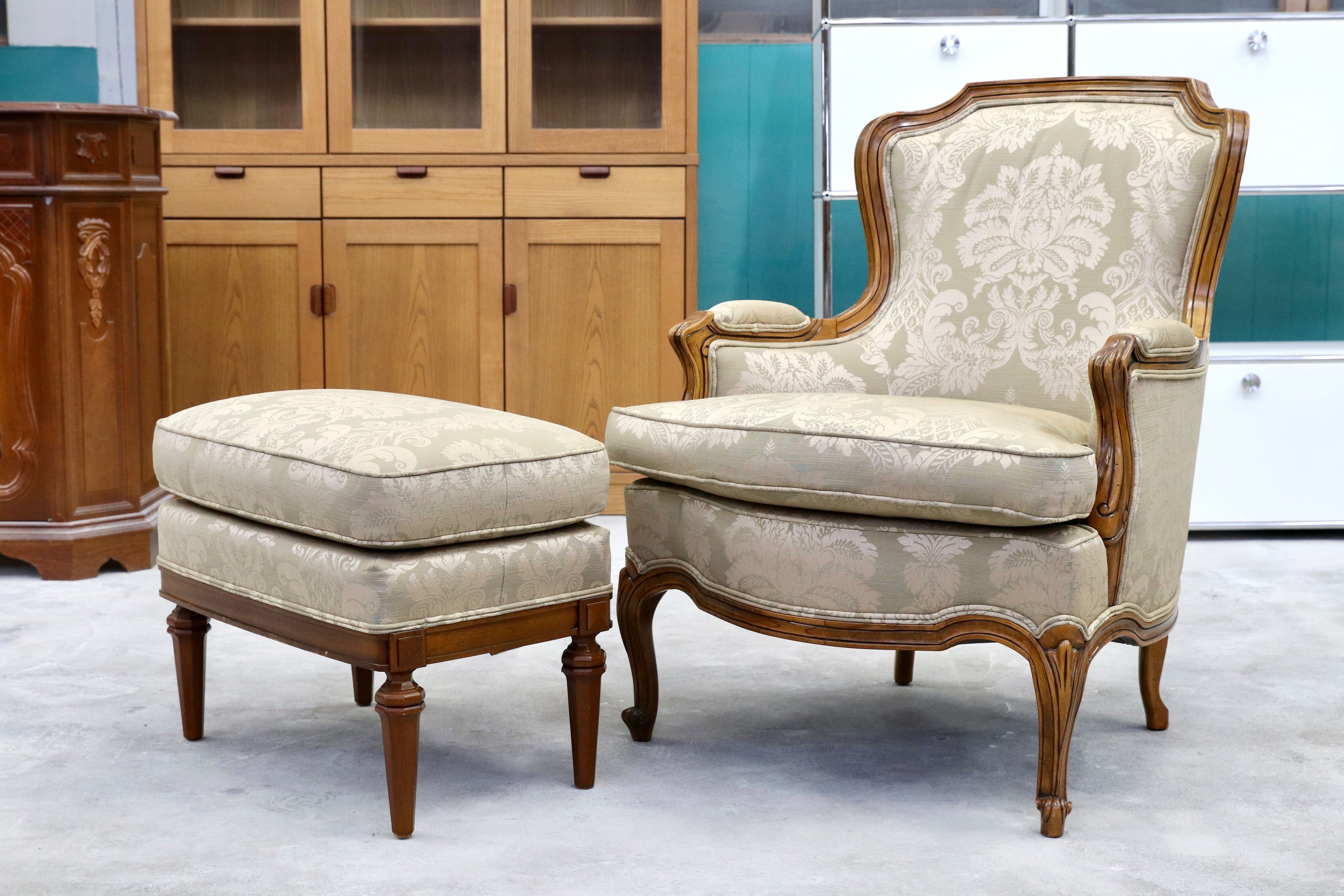 GMHH286A○DREXEL HERITAGE / ドレクセルヘリテイジ Upholstery 1人掛けソファ シングルソファ ラウンジチェア 最高級 約60万