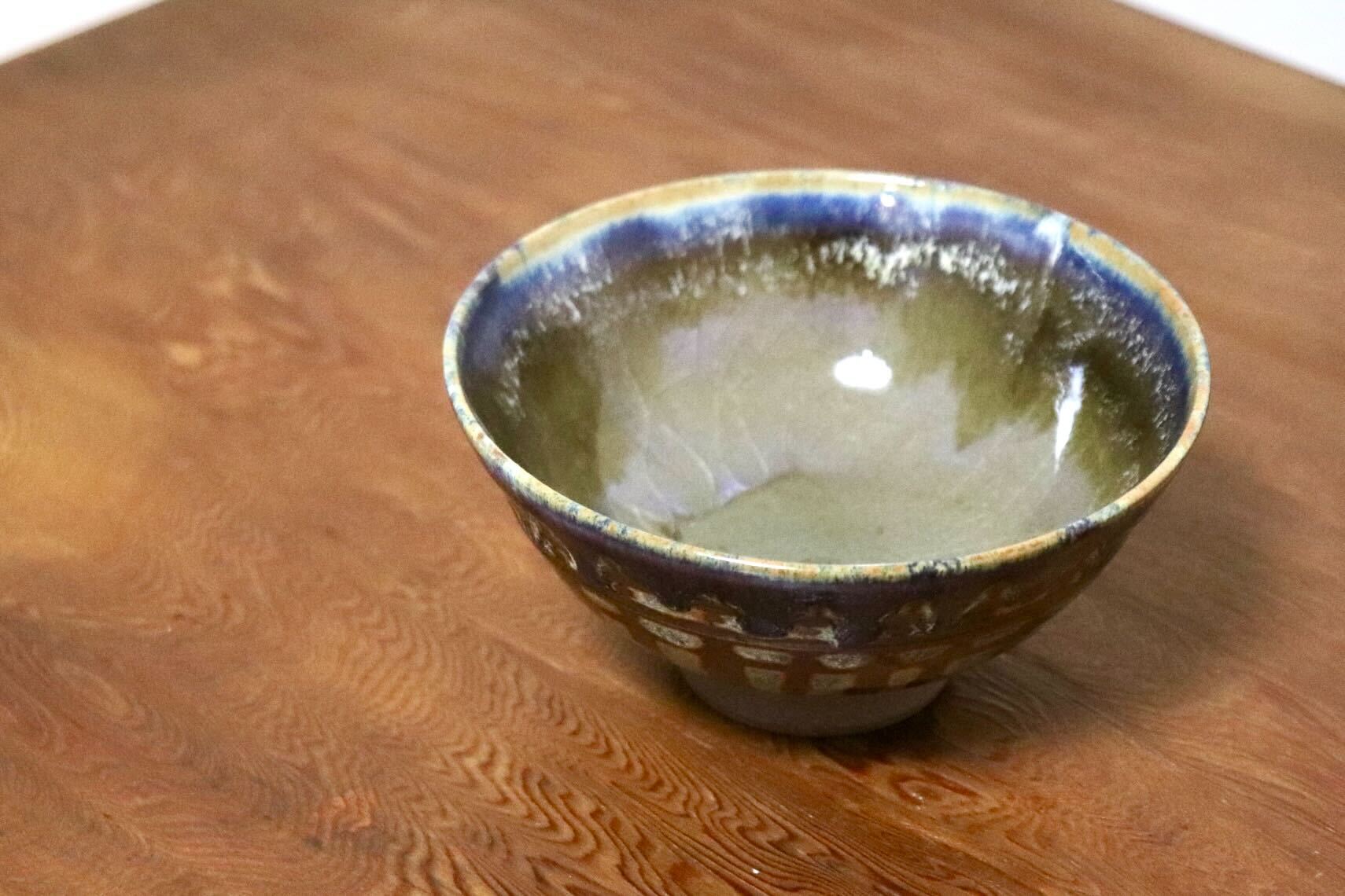 GMIO464A○千代市陶房 清水千代市 丹波焼 ごはん茶碗 陶器 丹波篠山 伝統工芸 未使用