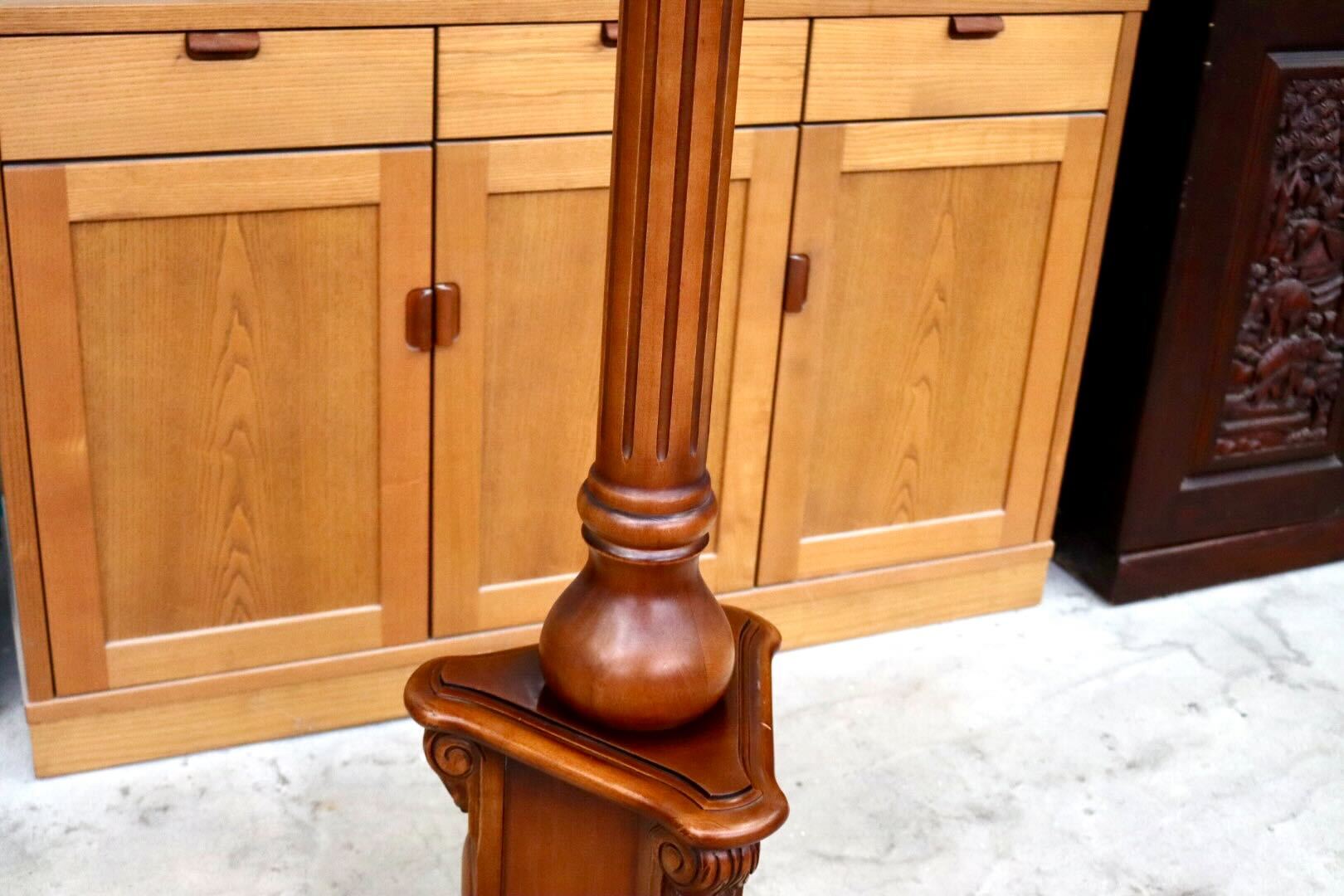 GMIS503○コートハンガー 帽子掛け コート掛け ポールハンガー ハンガーラック 木製 レトロ クラシック ヴィンテージ