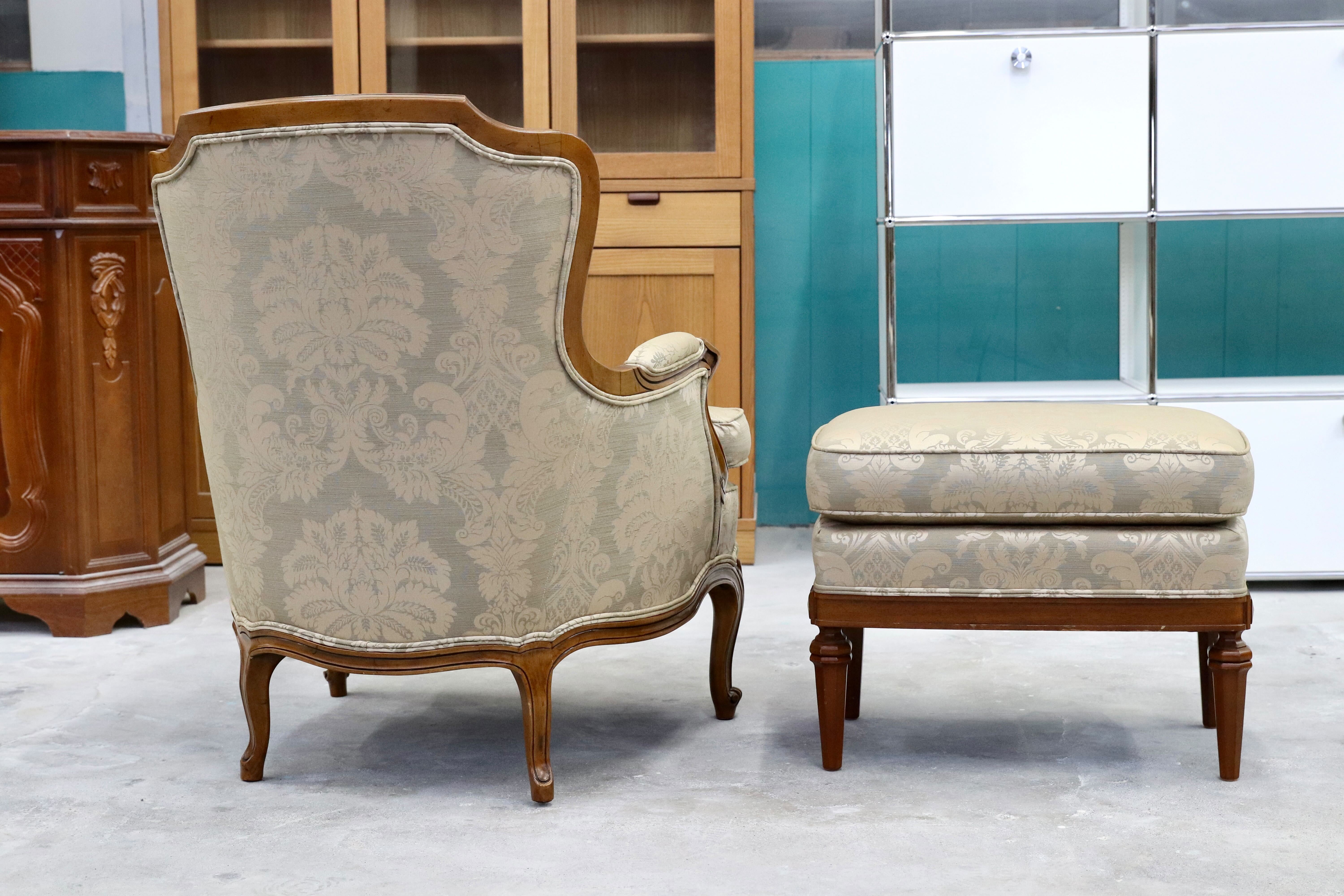 GMHH286A○DREXEL HERITAGE / ドレクセルヘリテイジ Upholstery 1人掛けソファ シングルソファ ラウンジチ