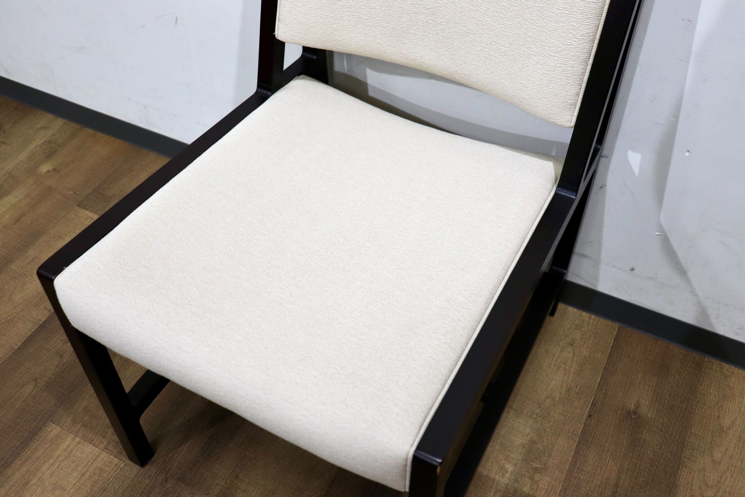 GMHN292C○ROCKSTONE / ロックストーン PM135 BOWSEN サイドチェア ダイニングチェア 椅子 ファブリック アッシュ材 定価 約8.3万 展示品