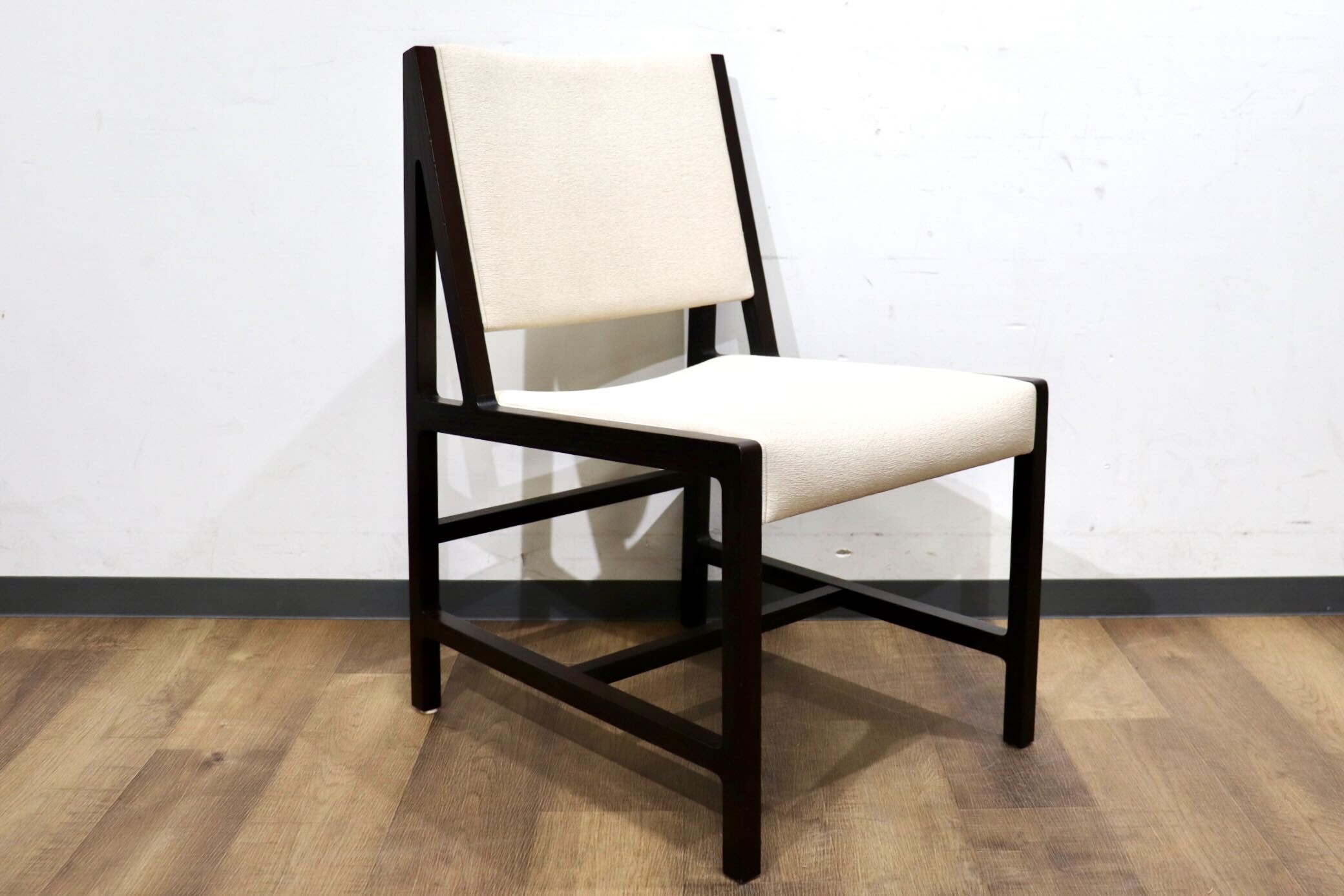 GMHN292C○ROCKSTONE / ロックストーン PM135 BOWSEN サイドチェア ダイニングチェア 椅子 ファブリック アッシュ材 定価 約8.3万 展示品