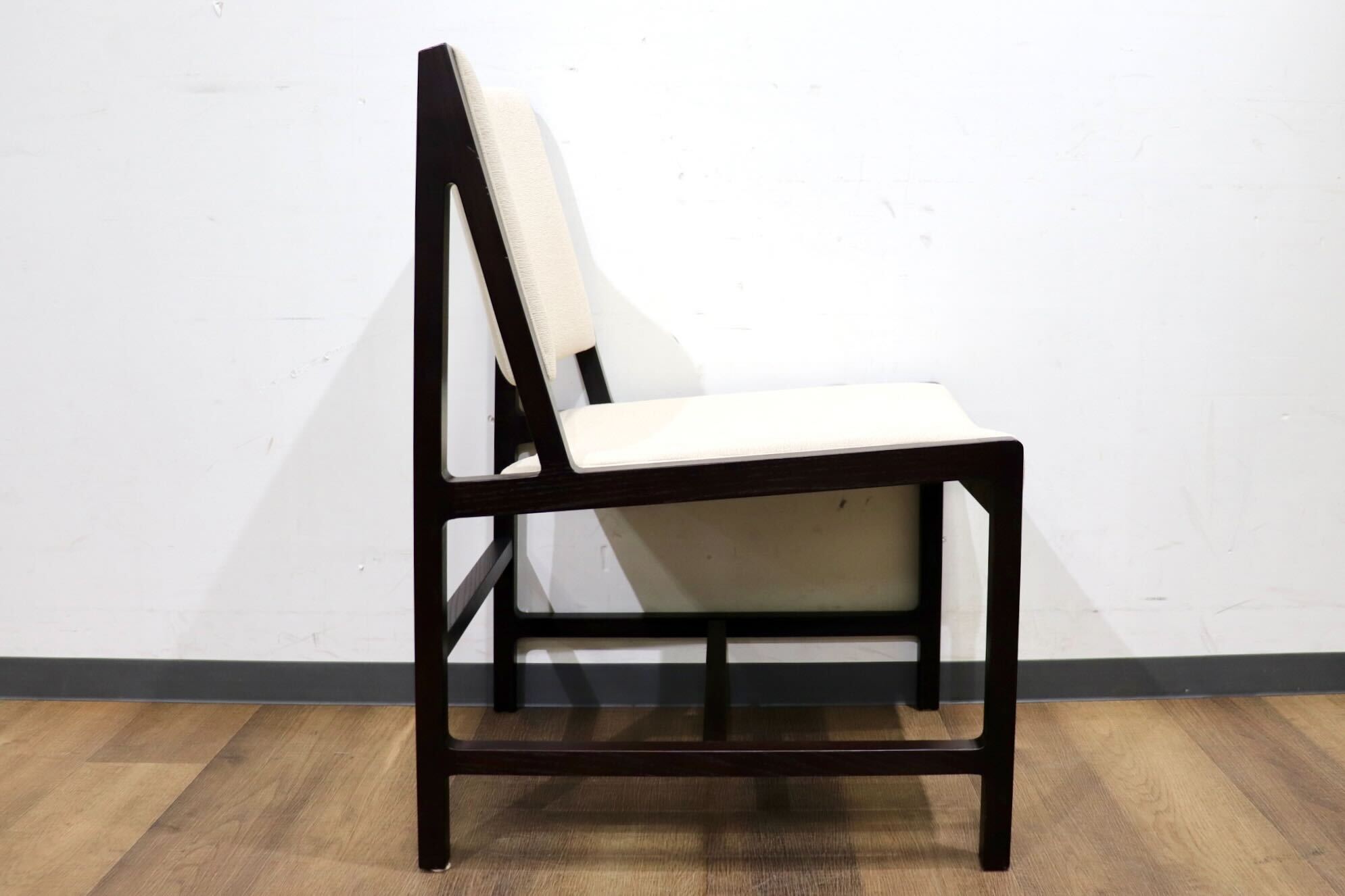 GMHN292C○ROCKSTONE / ロックストーン PM135 BOWSEN サイドチェア ダイニングチェア 椅子 ファブリック アッシュ材 定価 約8.3万 展示品