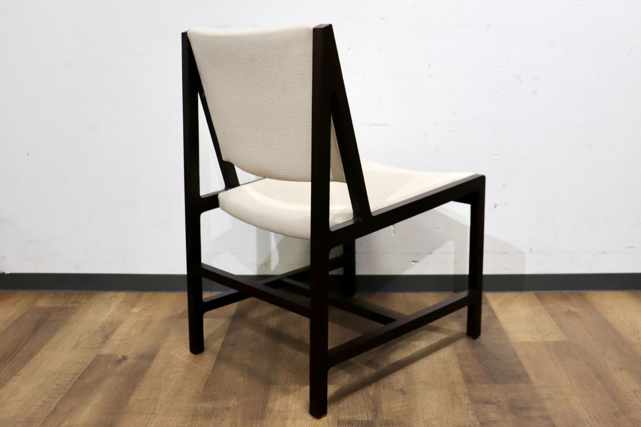 GMHN292C○ROCKSTONE / ロックストーン PM135 BOWSEN サイドチェア ダイニングチェア 椅子 ファブリック アッシュ材 定価 約8.3万 展示品