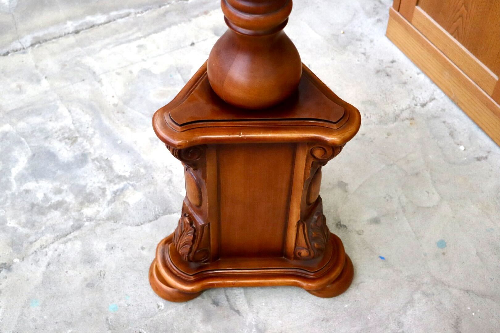 GMIS503○コートハンガー 帽子掛け コート掛け ポールハンガー ハンガーラック 木製 レトロ クラシック ヴィンテージ