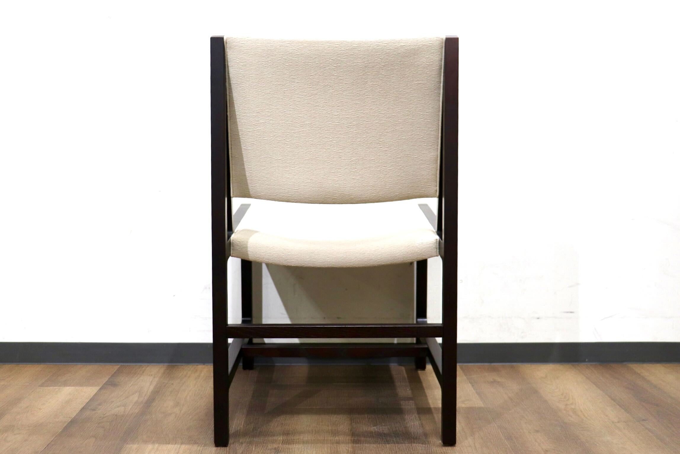 GMHN292C○ROCKSTONE / ロックストーン PM135 BOWSEN サイドチェア ダイニングチェア 椅子 ファブリック アッシュ材 定価 約8.3万 展示品