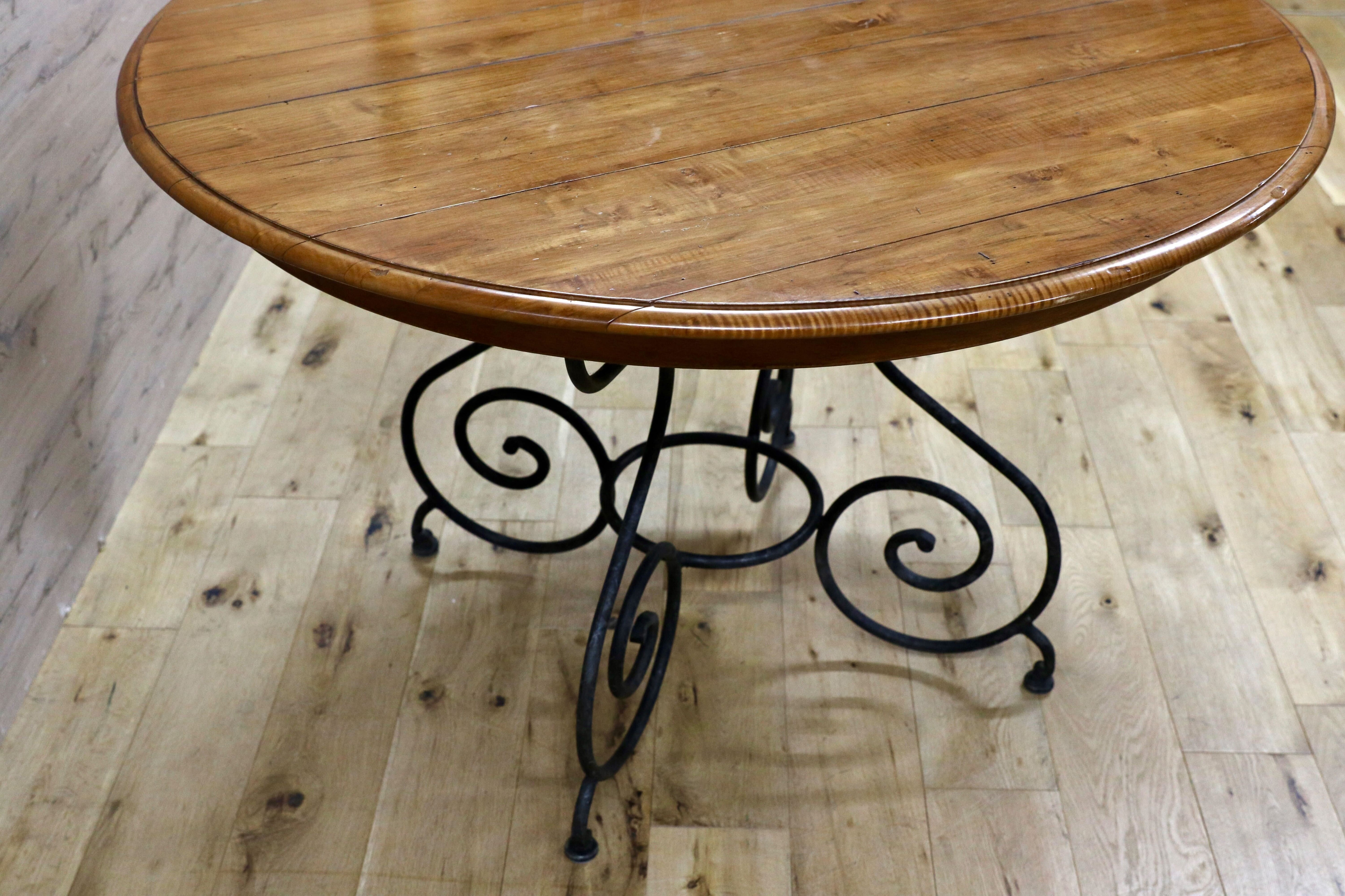 GMIK82○ETHAN ALLEN / イーセンアーレン ダイニングテーブル 食卓テーブル アメリカ ヴィンテージ クラシック IDC大塚家具 ラウンド