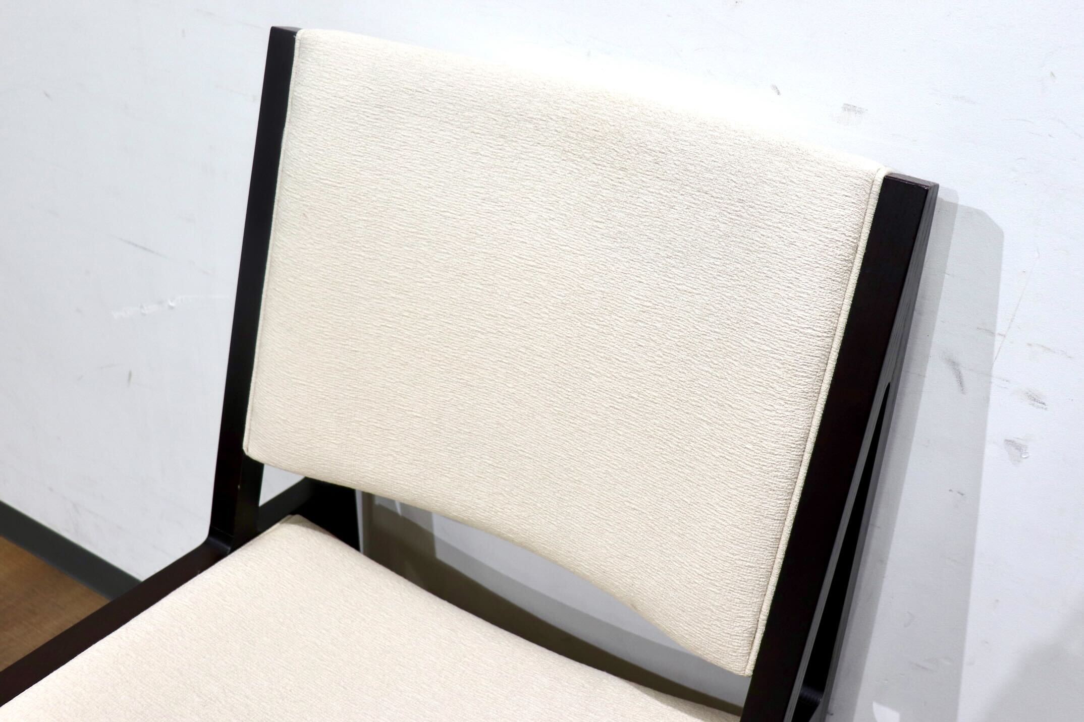 GMHN292D○ROCKSTONE / ロックストーン PM135 BOWSEN サイドチェア ダイニングチェア 椅子 ファブリック アッシュ材 定価 約8.3万 展示品