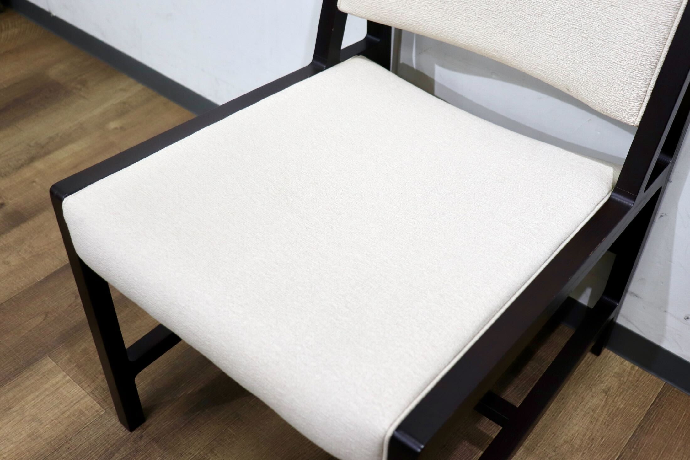 GMHN292D○ROCKSTONE / ロックストーン PM135 BOWSEN サイドチェア ダイニングチェア 椅子 ファブリック アッシュ材 定価 約8.3万 展示品