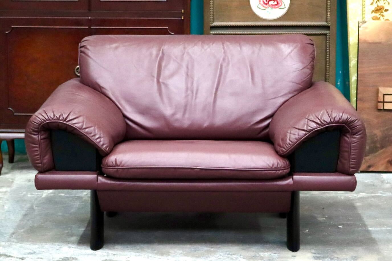 GMIS512A○モリシゲ / MORISHIGE シングルソファ 1人掛けソファ アームチェア 椅子 本革 IDC大塚家具 応接 モダン 国産家具