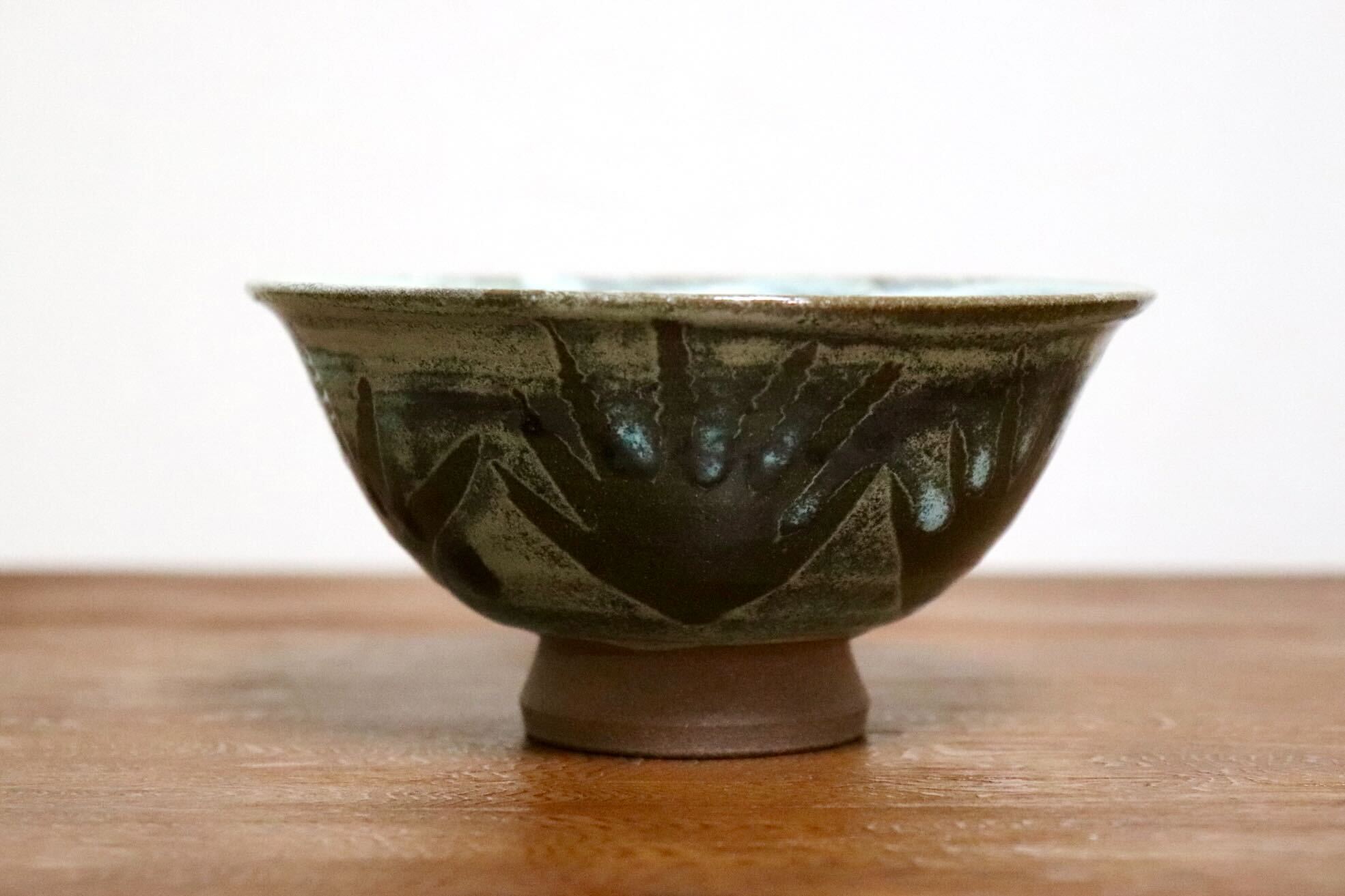 GMIO464B○千代市陶房 清水千代市 丹波焼 ごはん茶碗 陶器 丹波篠山 伝統工芸 未使用