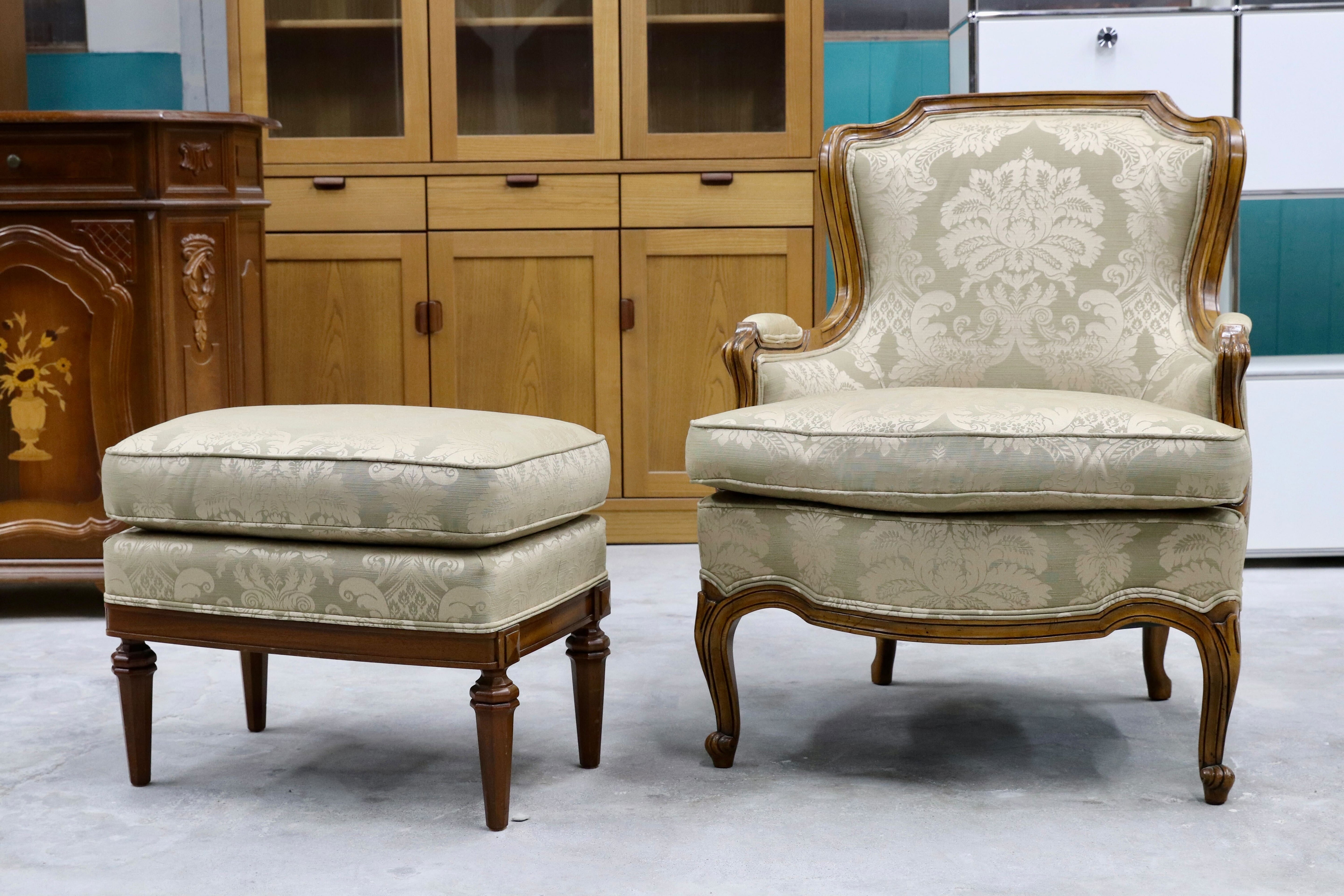 GMHH286B○DREXEL HERITAGE / ドレクセルヘリテイジ Upholstery 1人掛けソファ シングルソファ ラウンジチェア 最高級 約60万