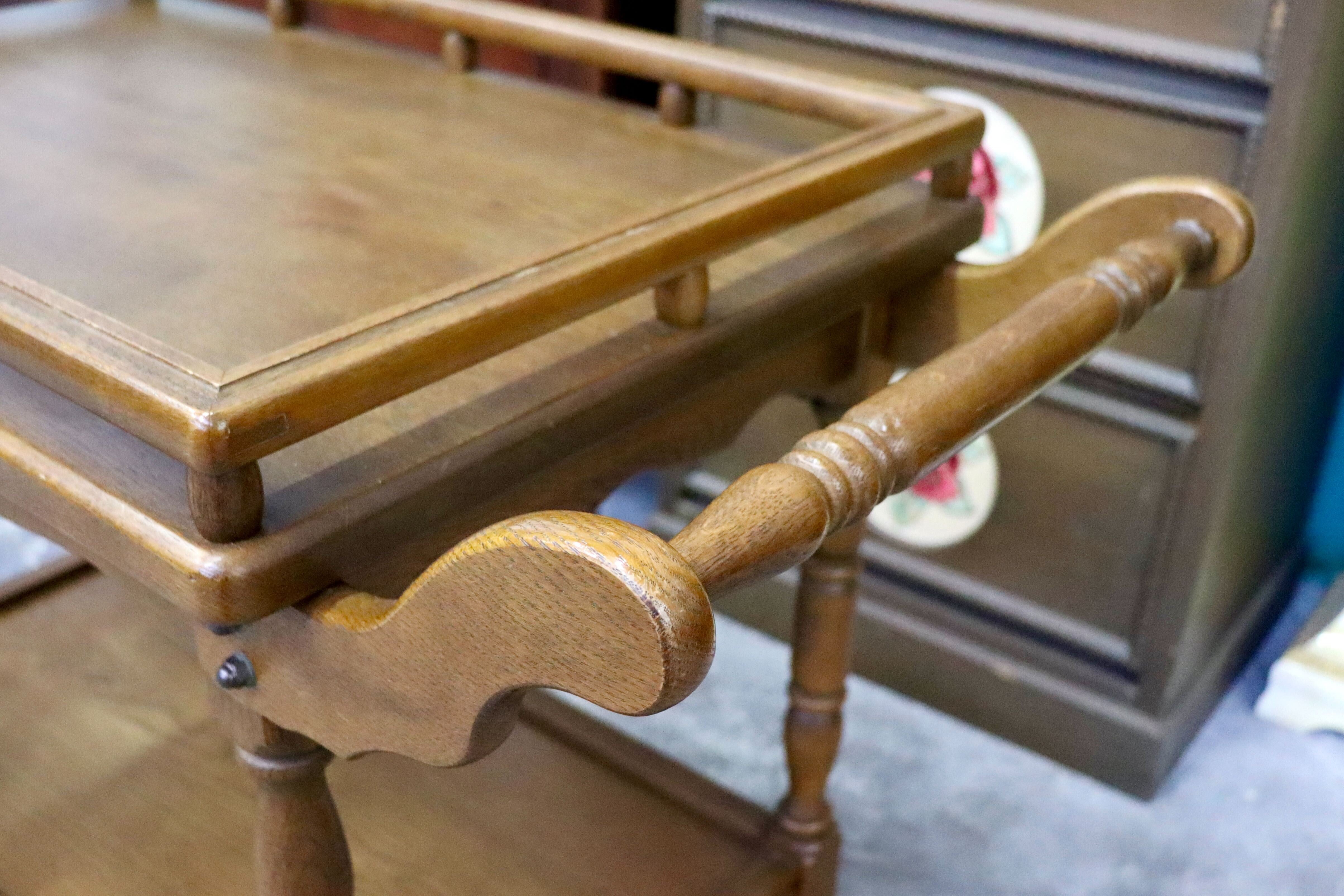 GMIH375○karimoku / カリモク オールドカリモク キッチンワゴン キャスターワゴン 配膳ワゴン ナチュラル カントリー 国産家具