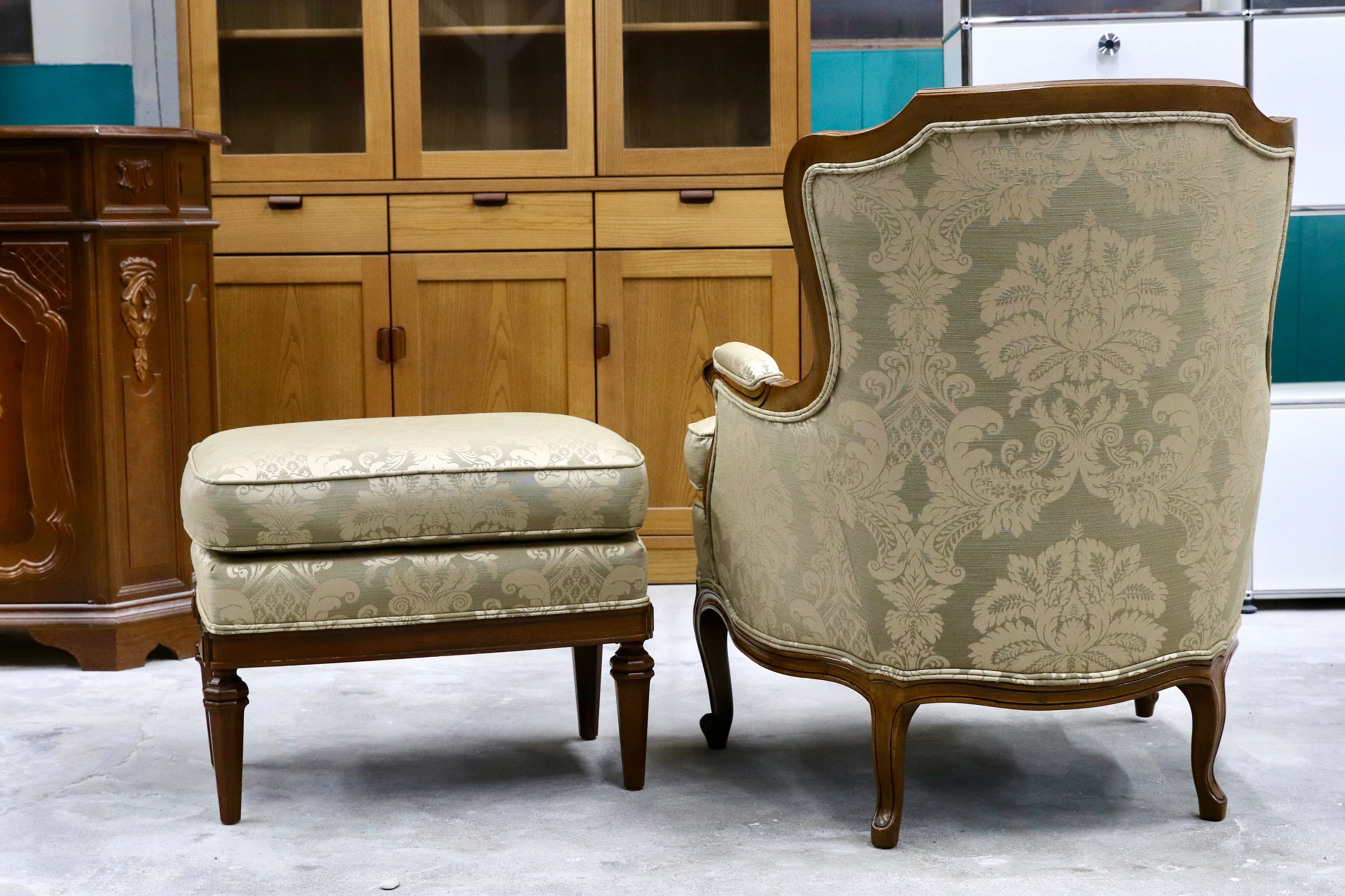 GMHH286B○DREXEL HERITAGE / ドレクセルヘリテイジ Upholstery 1人掛けソファ シングルソファ ラウンジチェア  最高級 約60万