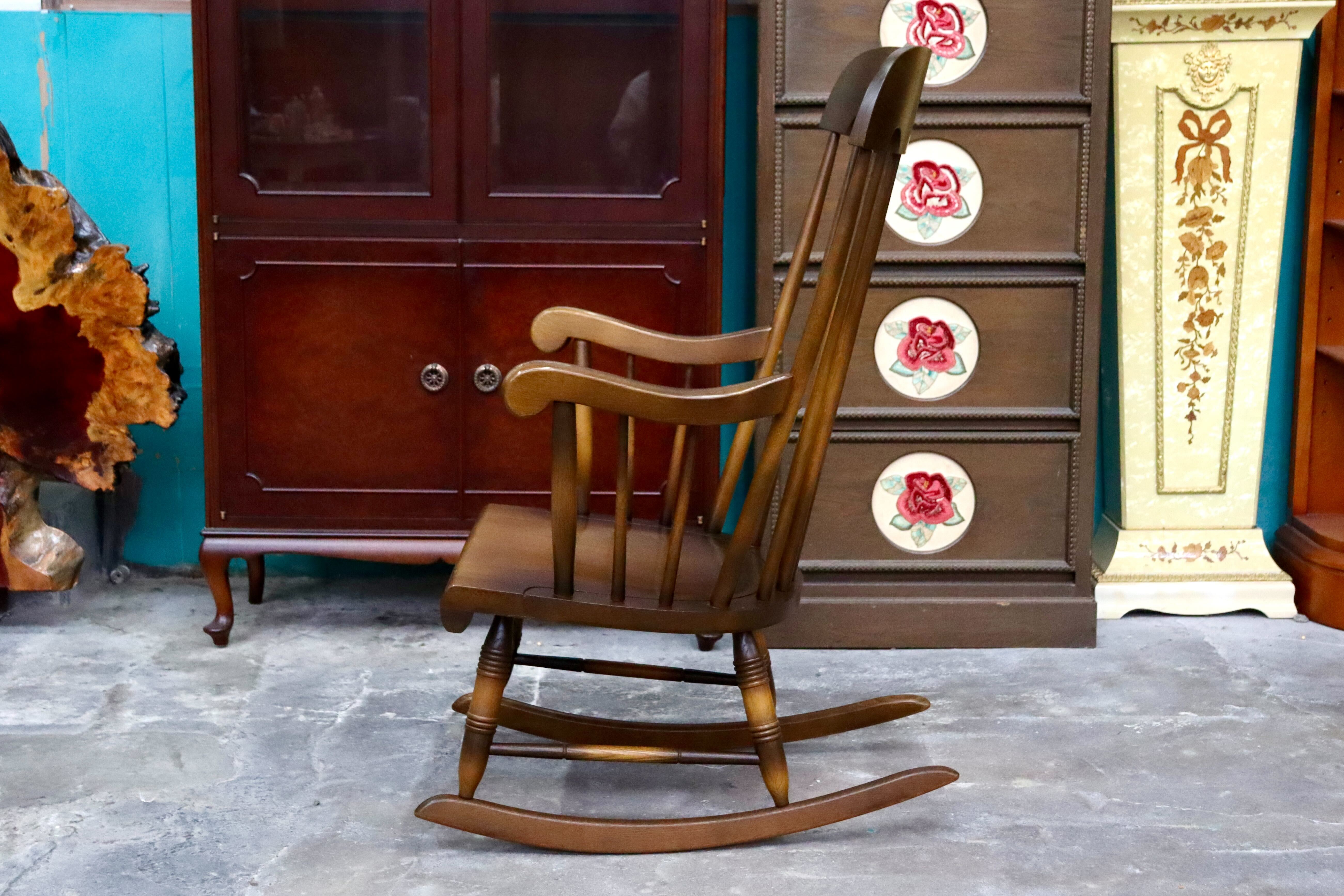 GMIS411○飛騨産業 / HIDA キツツキ 穂高 ロッキングチェア 揺り椅子