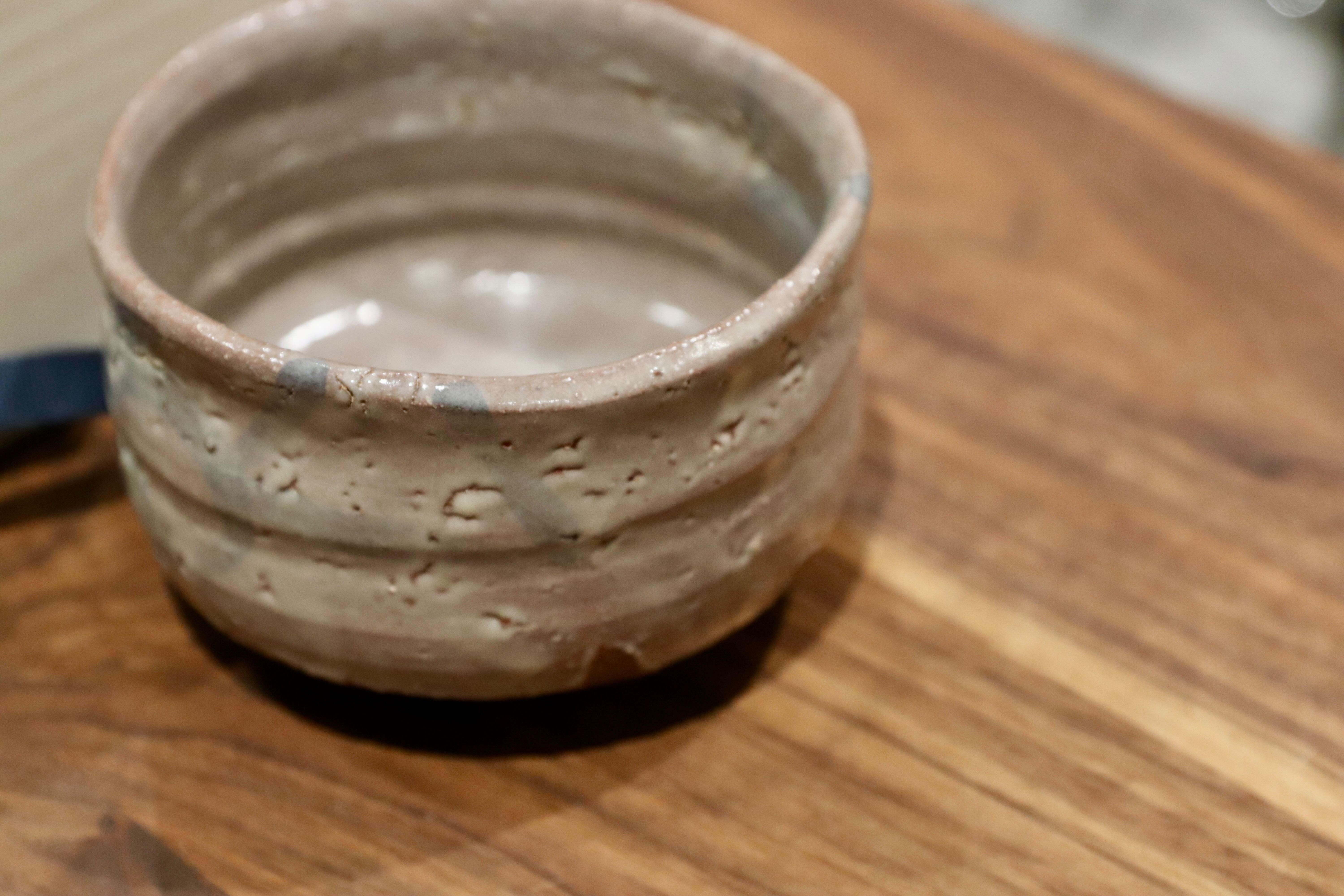 GMIO173○圭泉窯 北村圭泉 鉄絵茶碗 最高級 丹波焼 丹波