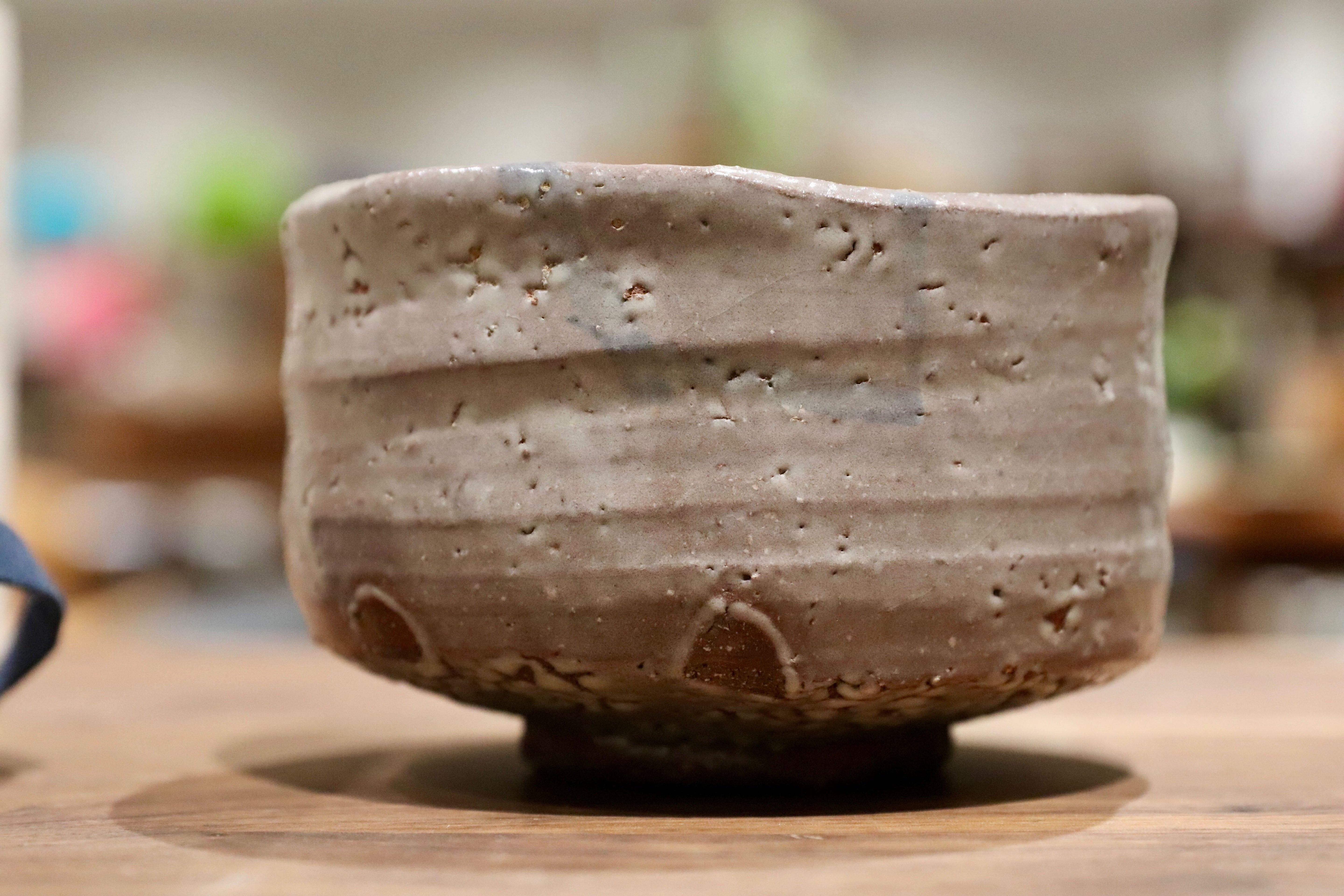 GMIO173○圭泉窯 北村圭泉 鉄絵茶碗 最高級 丹波焼 丹波篠山 陶磁器 未使用