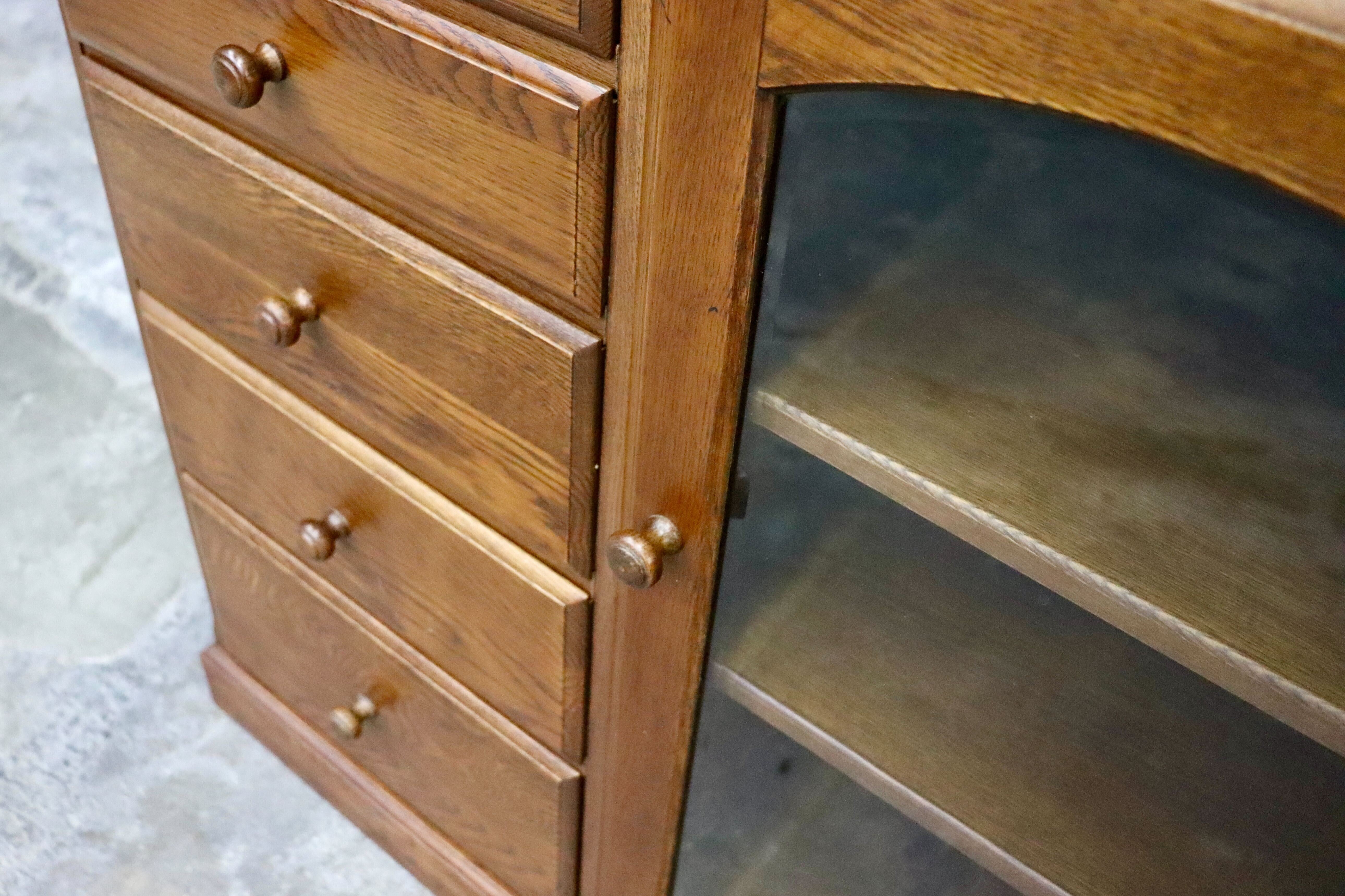 GMIS392○サイドボード リビングボード キャビネット 電話台 飾り棚 収納 木製 チェスト 引き出し カントリー レトロ アンティーク