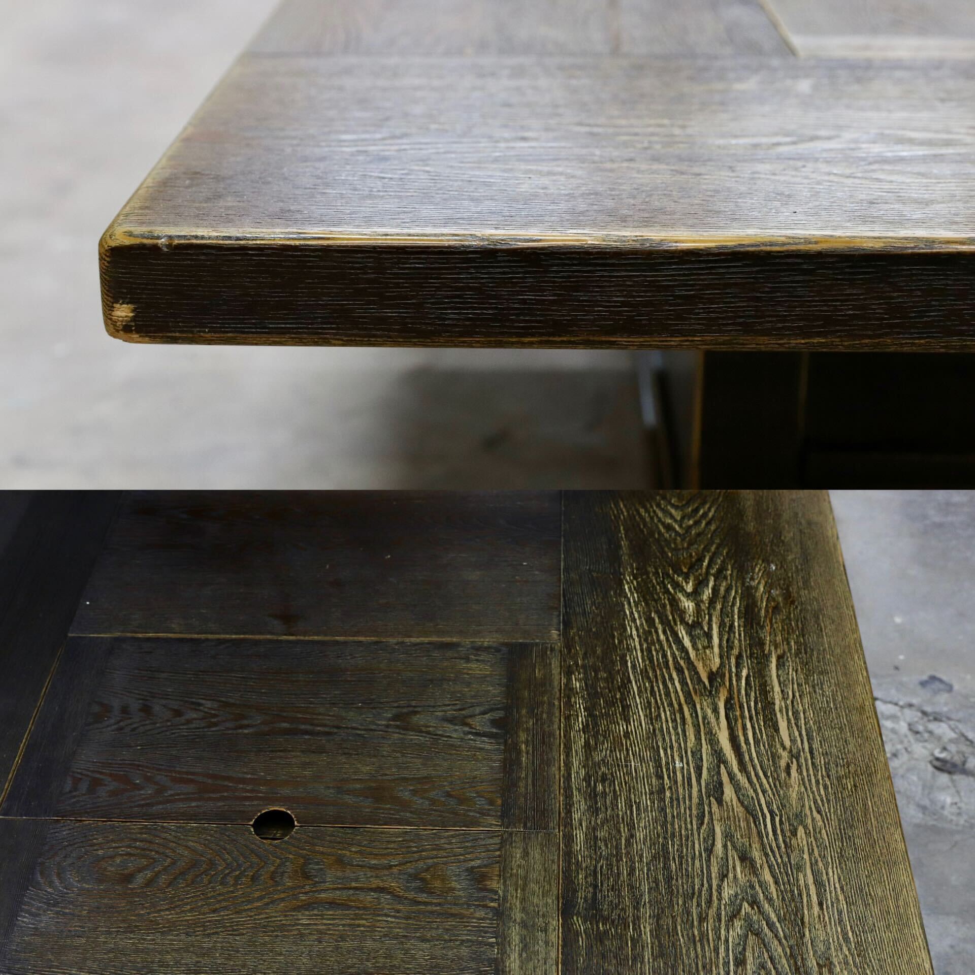 GMHH455○和モダン 民芸調 火鉢 ローテーブル センターテーブル リビングテーブル 和室 座敷 テーブル アンティーク 検）プロヴィンシャル