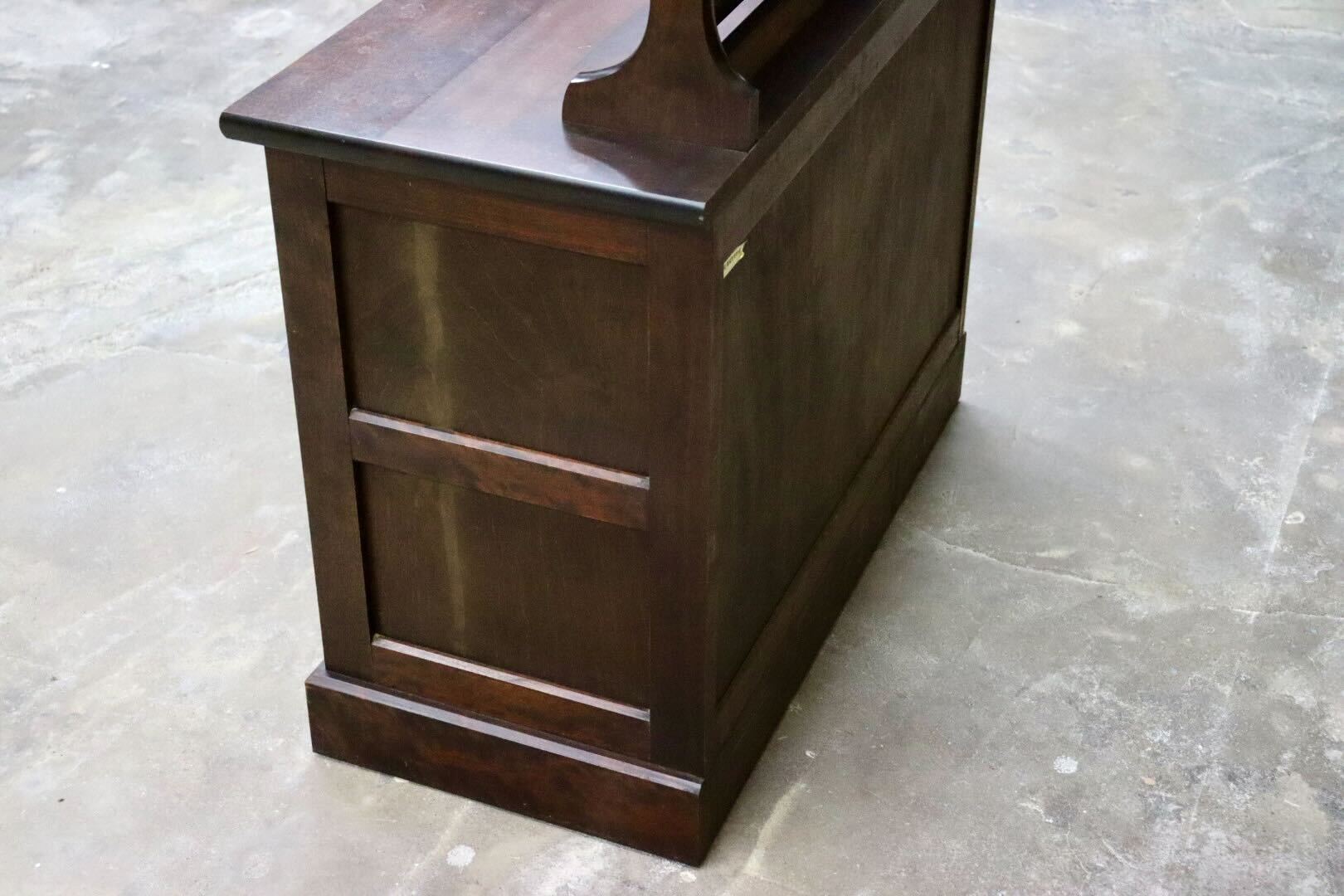 GMHH449B○北海道民芸家具 ドレッサー 鏡台 化粧台 ミラー チェスト 収納家具 樺材 無垢 和家具 和モダン 古民家 レトロ アンティーク