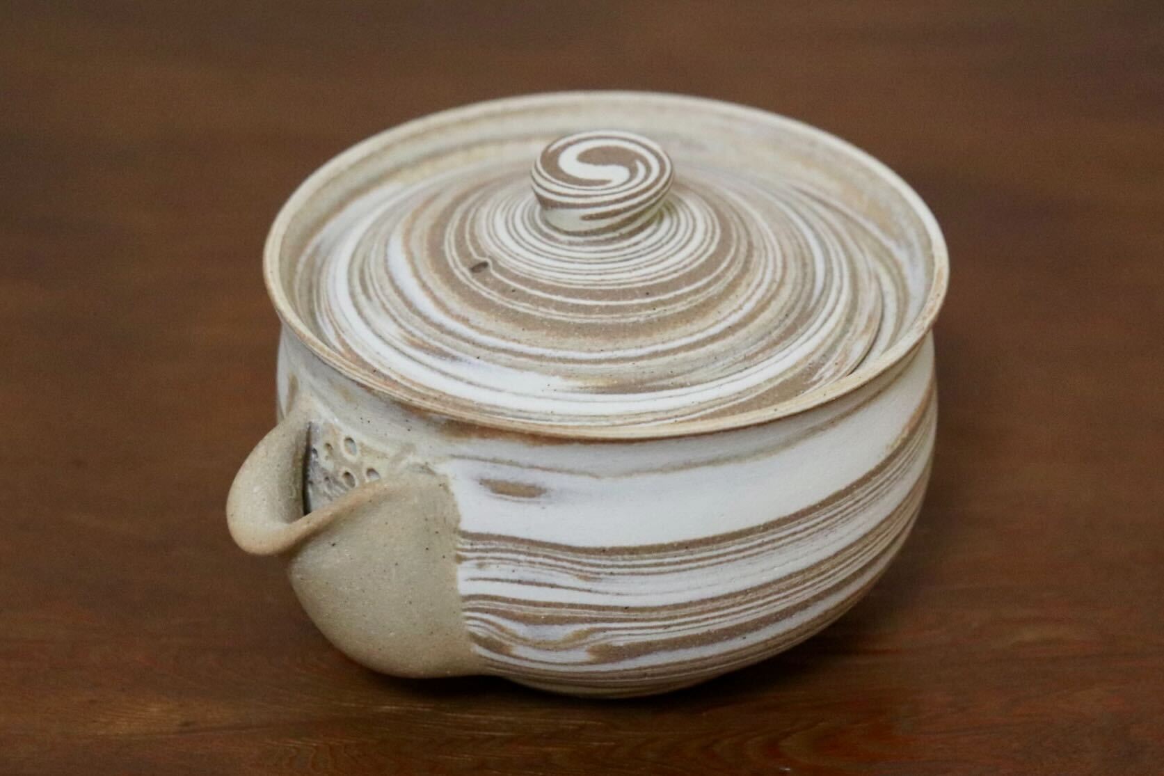 GMIO432A○千代市陶房 清水万佐年 丹波焼 宝瓶 伝統工芸 煎茶道具 茶器 急須