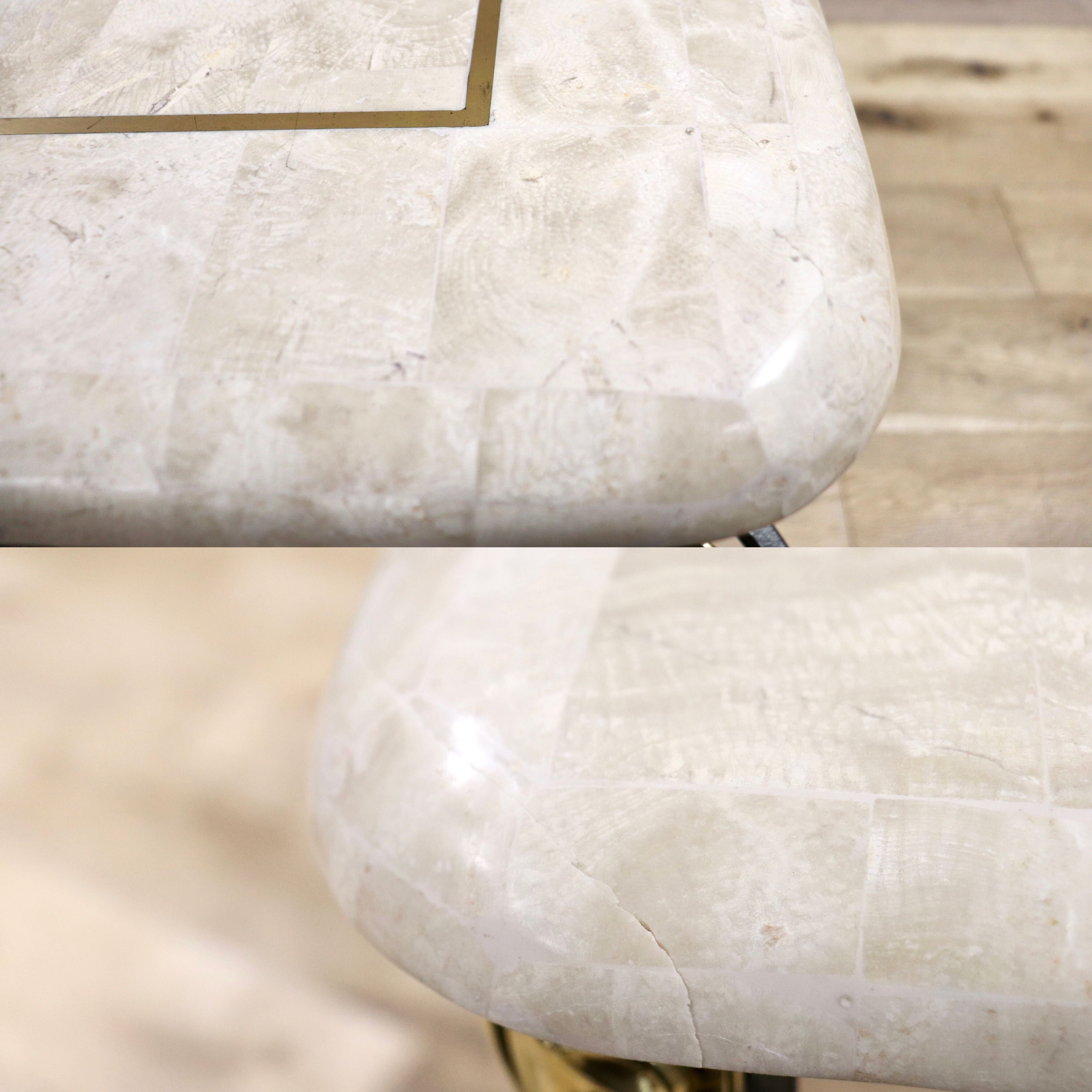 GMHK599○マクタンストーン テーブル サイドテーブル コンソールテーブル マクタン石 アイアン アンティーク調