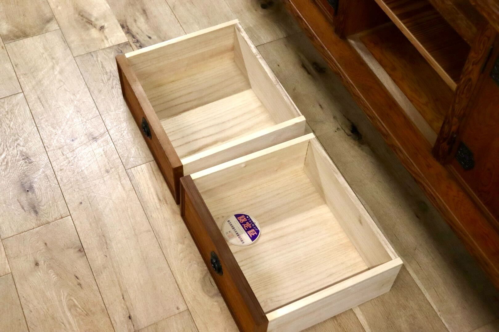 GMIH276○世界遺産屋久杉 茶棚 サイドボード リビングボード 飾り棚 キャビネット 和家具 和室 座敷 古民家 レトロ 茶箪笥