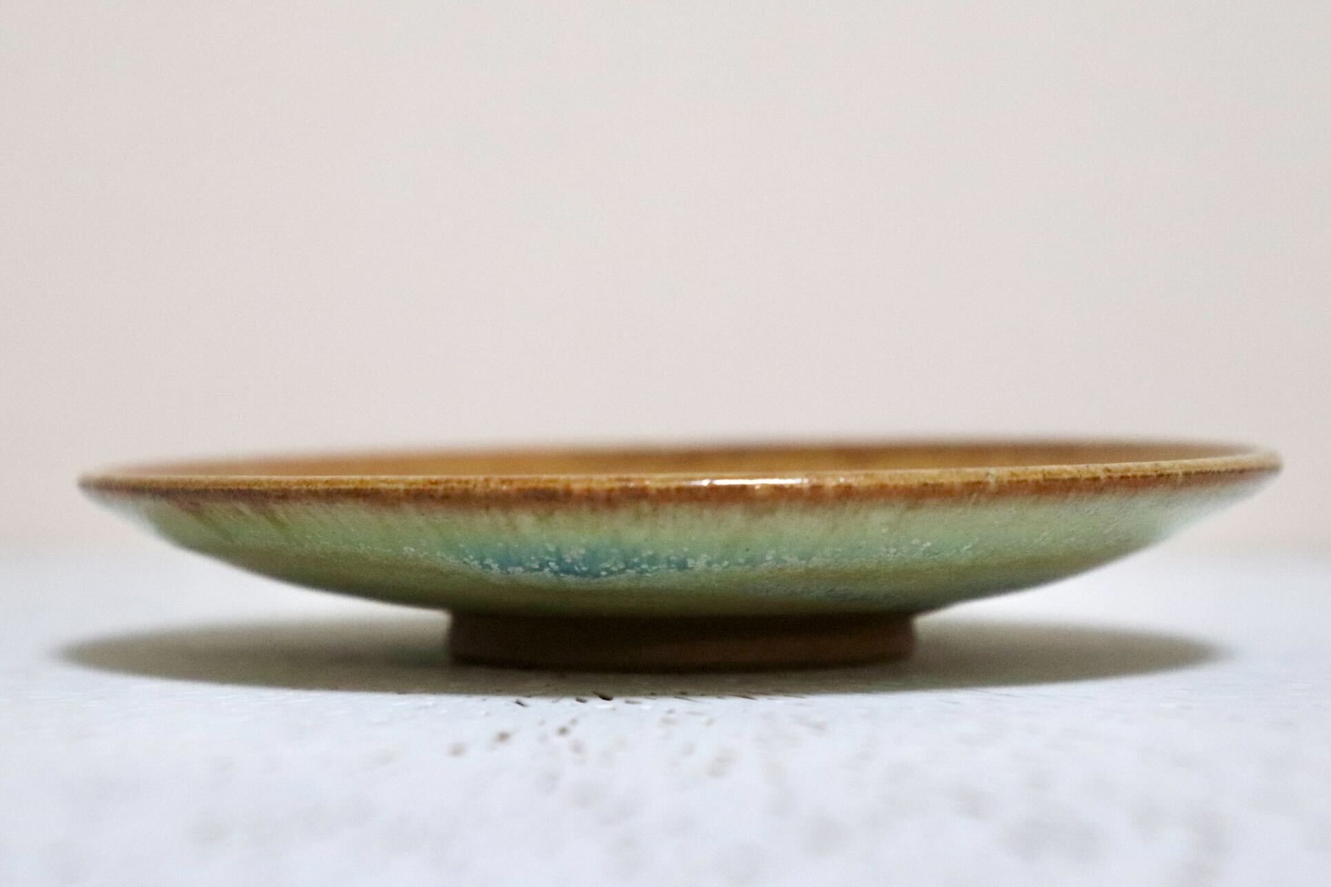 GMIO445○千代市陶房 清水千代市 丹波焼 小皿 陶器 丹波篠山 伝統工芸 未使用