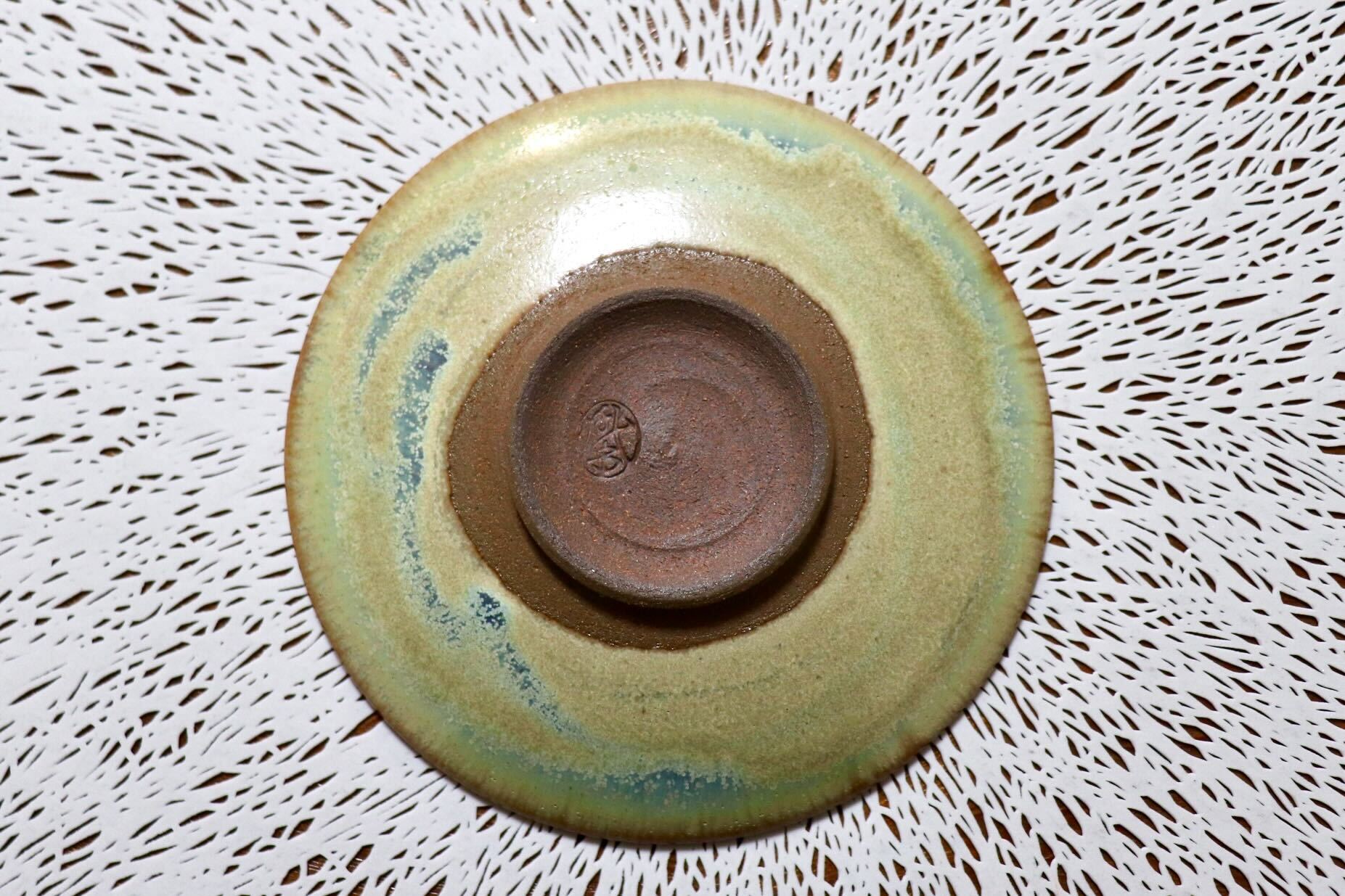 GMIO445○千代市陶房 清水千代市 丹波焼 小皿 陶器 丹波篠山 伝統工芸 未使用