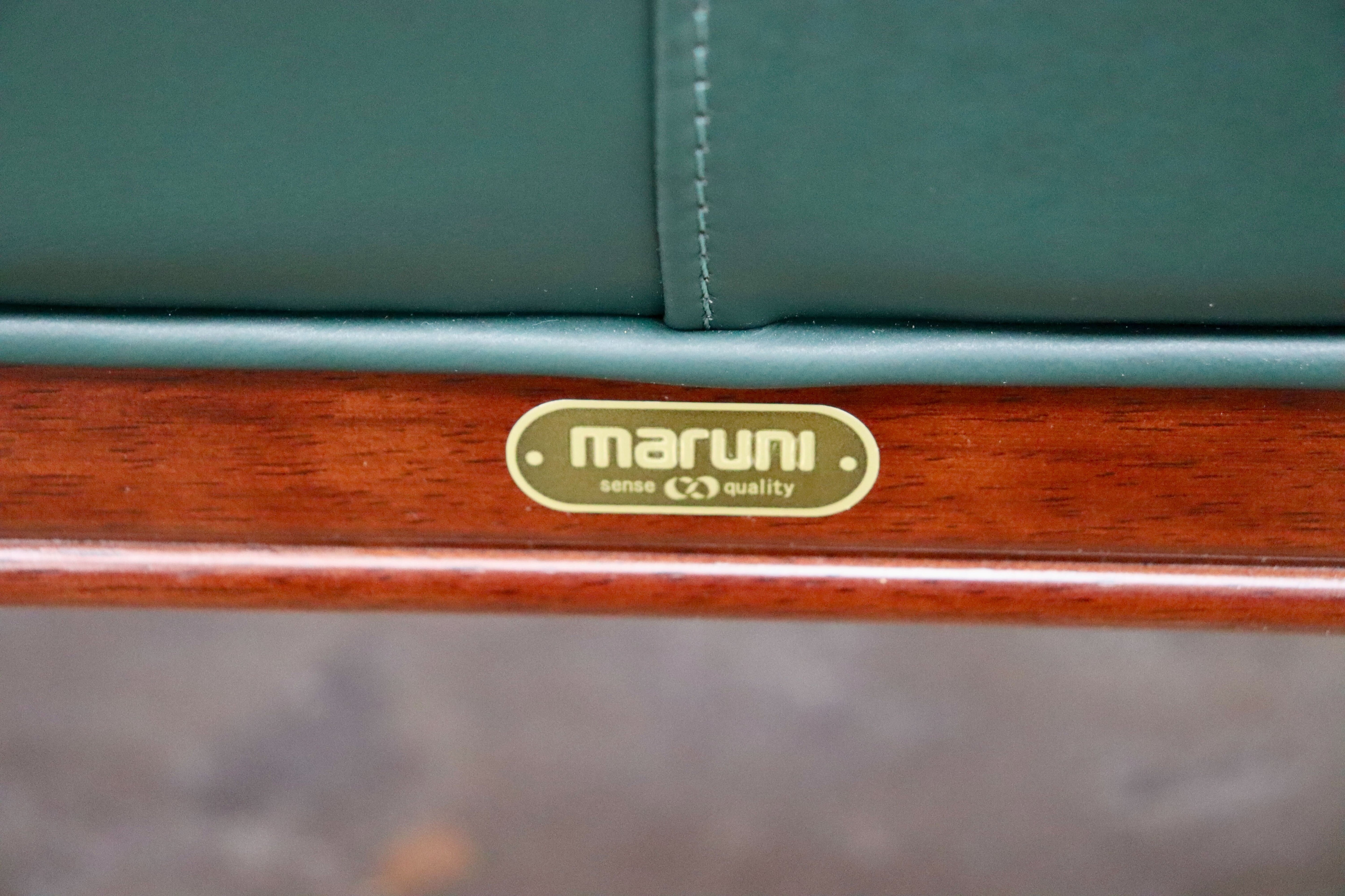 GMIS442○maruni / マルニ ブリティッシュコレクション メリル ２人掛けソファ ラブソファ ダークグリーン 定価約60.7万