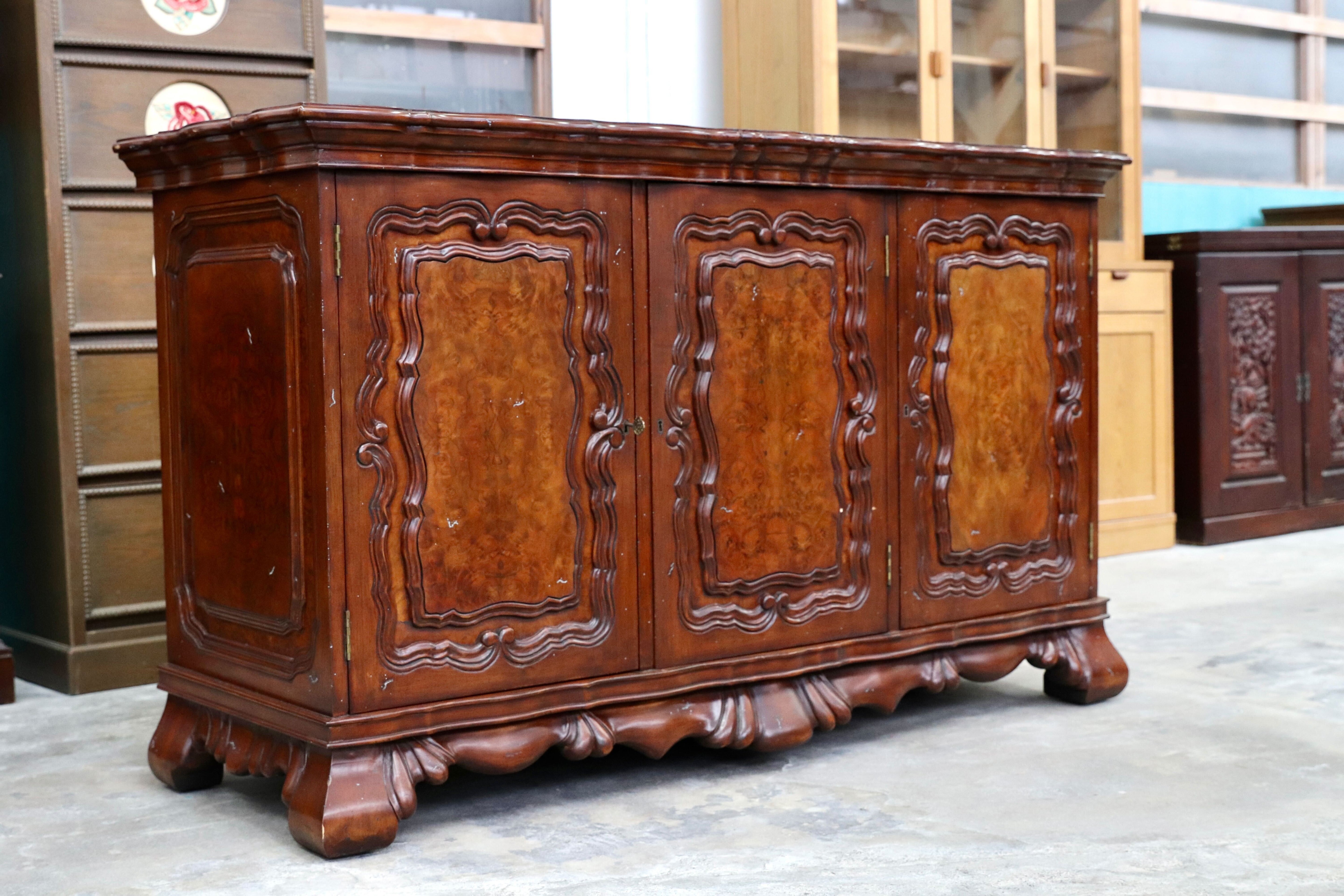 GMIK578○MAITLAND-SMITH / メートランズスミス 英国 アンティーク 稀少 サイドボード クラシック リビングボード 店舗什器 約160万