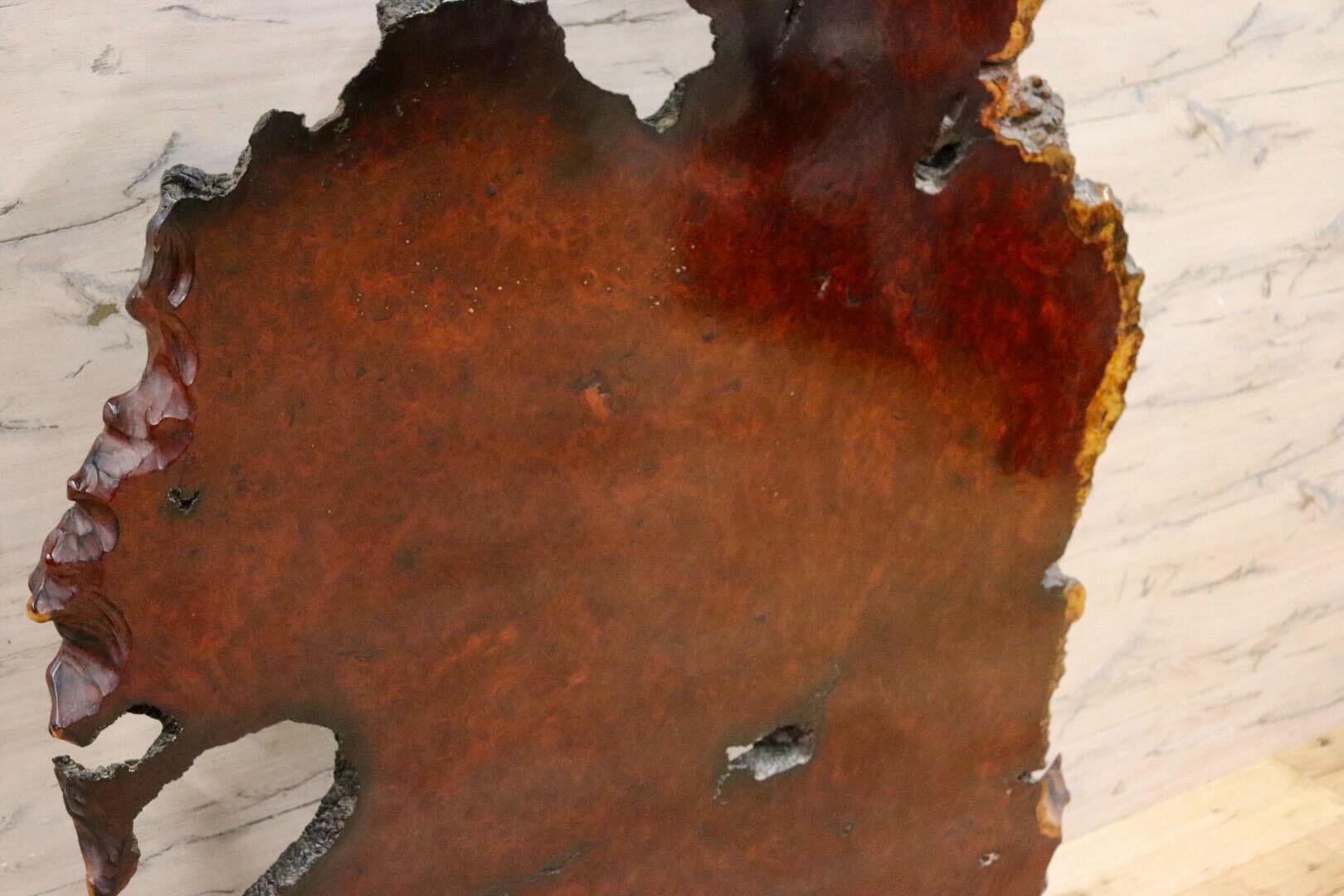 GMIH284A○最高級 花梨材 唐木 無垢 一枚板 衝立 間仕切り 屏風 飾り板 和家具 和モダン 玄関 和室 茶室 希少