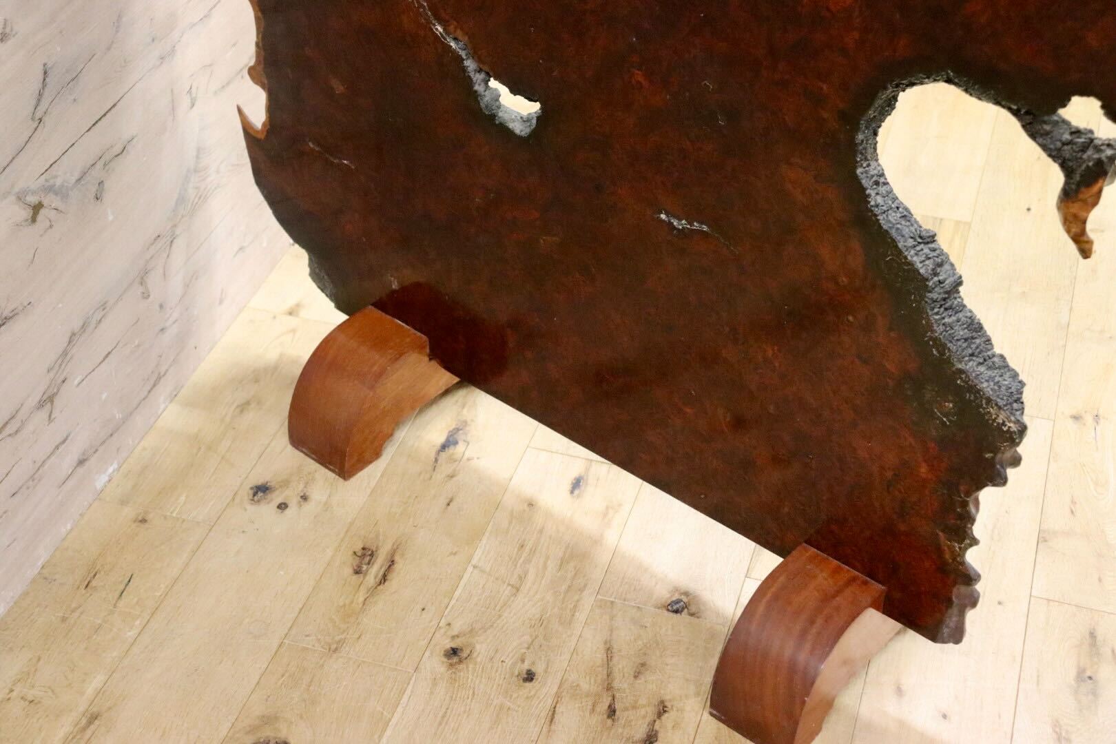 GMIH284A○最高級 花梨材 唐木 無垢 一枚板 衝立 間仕切り 屏風 飾り板 和家具 和モダン 玄関 和室 茶室 希少