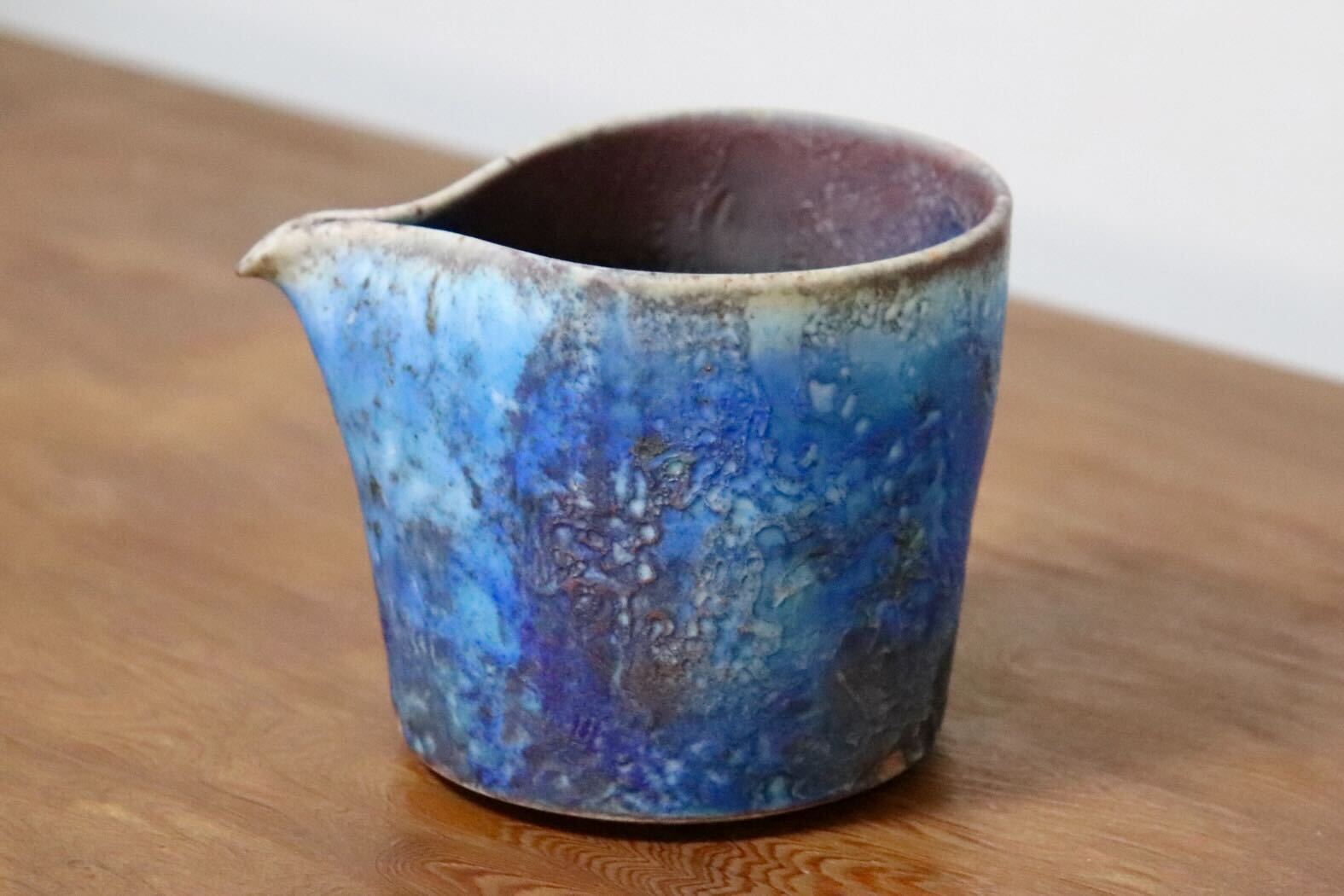 GMIO455B○千代市陶房 清水万佐年 丹波焼 片口 伝統工芸 丹波篠山 未使用