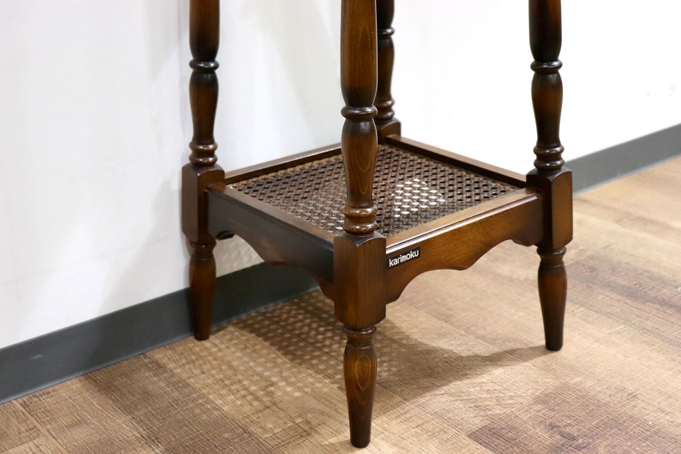 カリモク　オールドカリモク　コロニアル　花台 karimoku オールドカリモク コロニアル 花台 華台