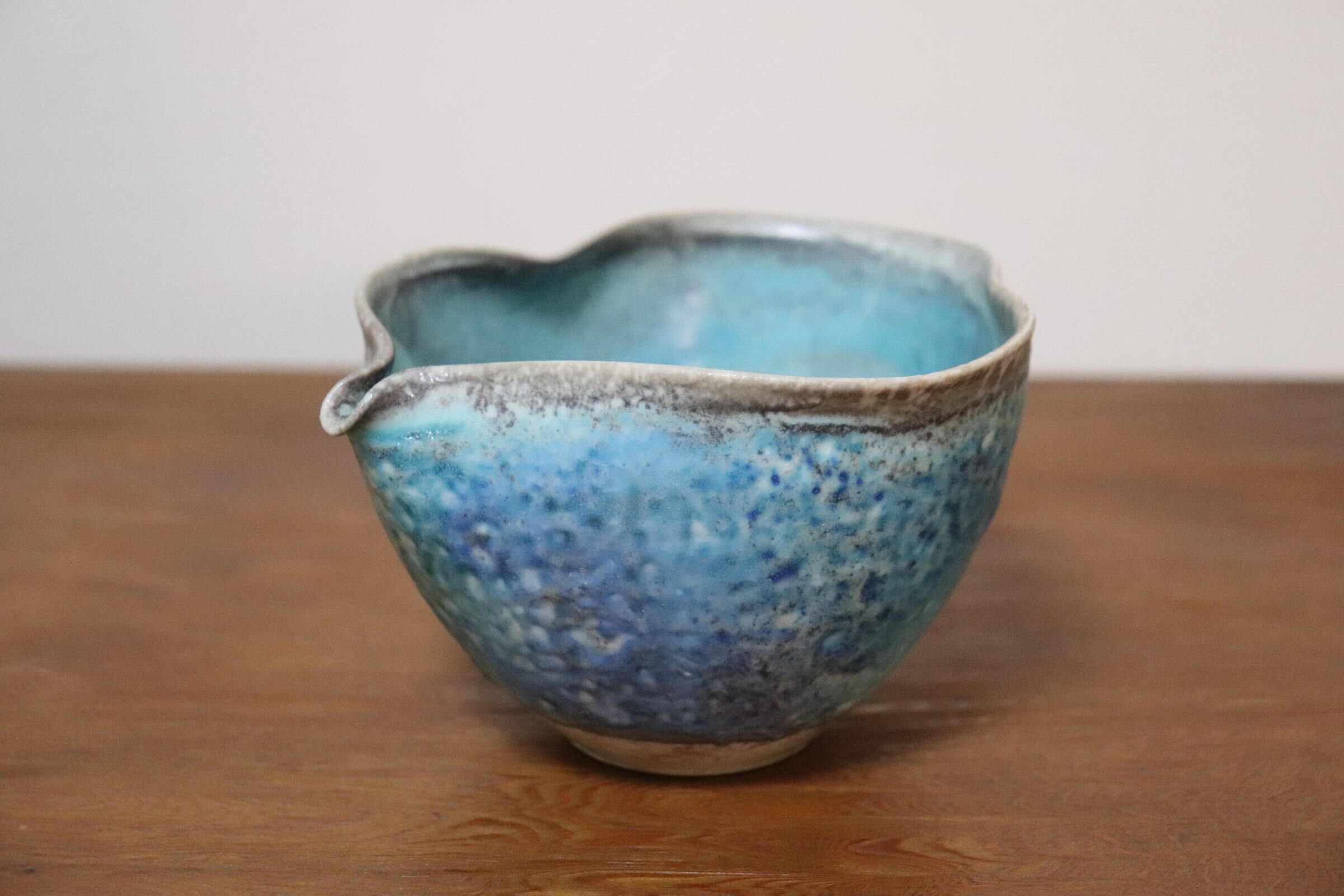 GMIO455D○千代市陶房 清水万佐年 丹波焼 片口 伝統工芸 丹波篠山 未使用