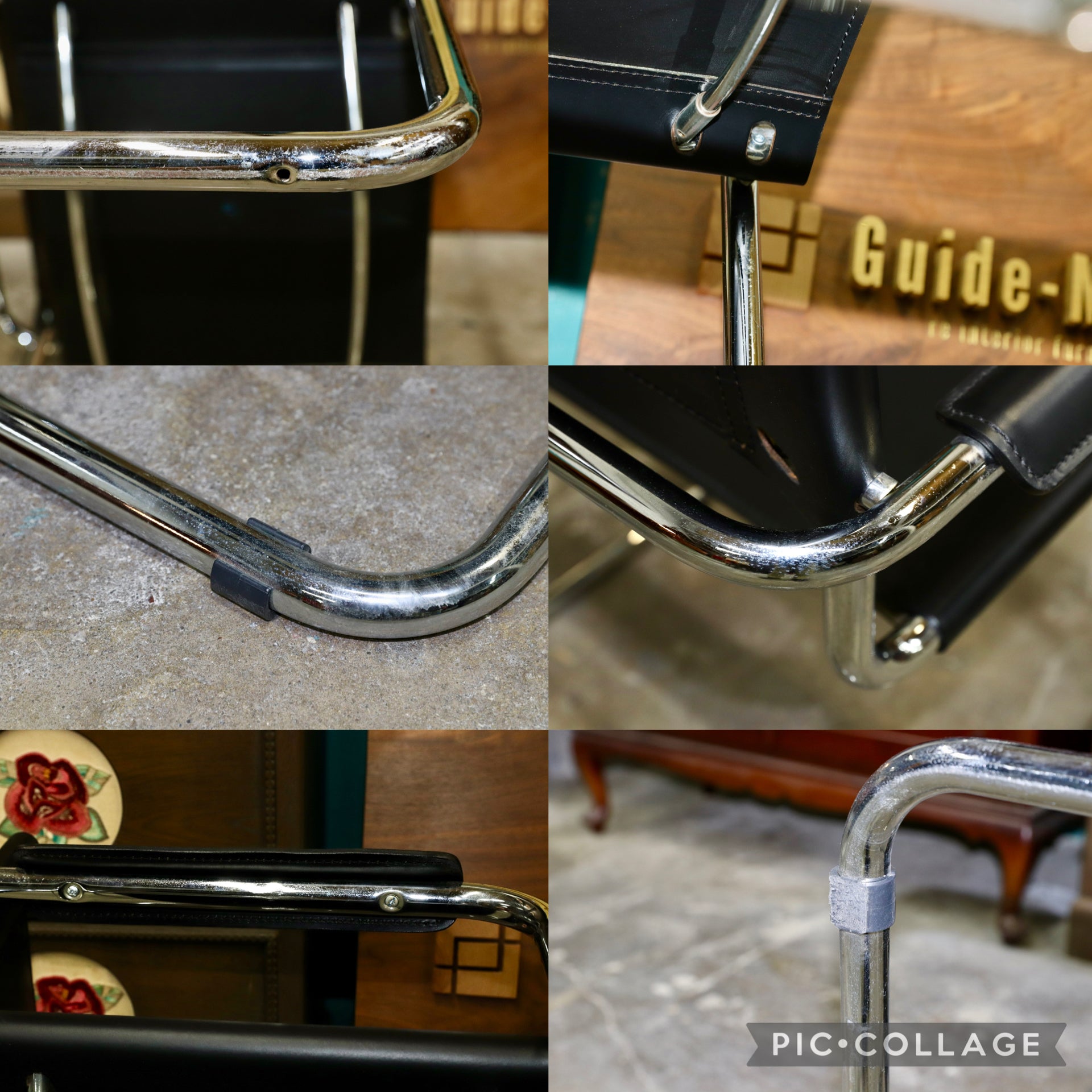 GMJK327D○Mart Stam / マルト・スタム S34 カンチレバーチェア リプロダクト 本革 バウハウス モダニズム 名作 イタリアモダン
