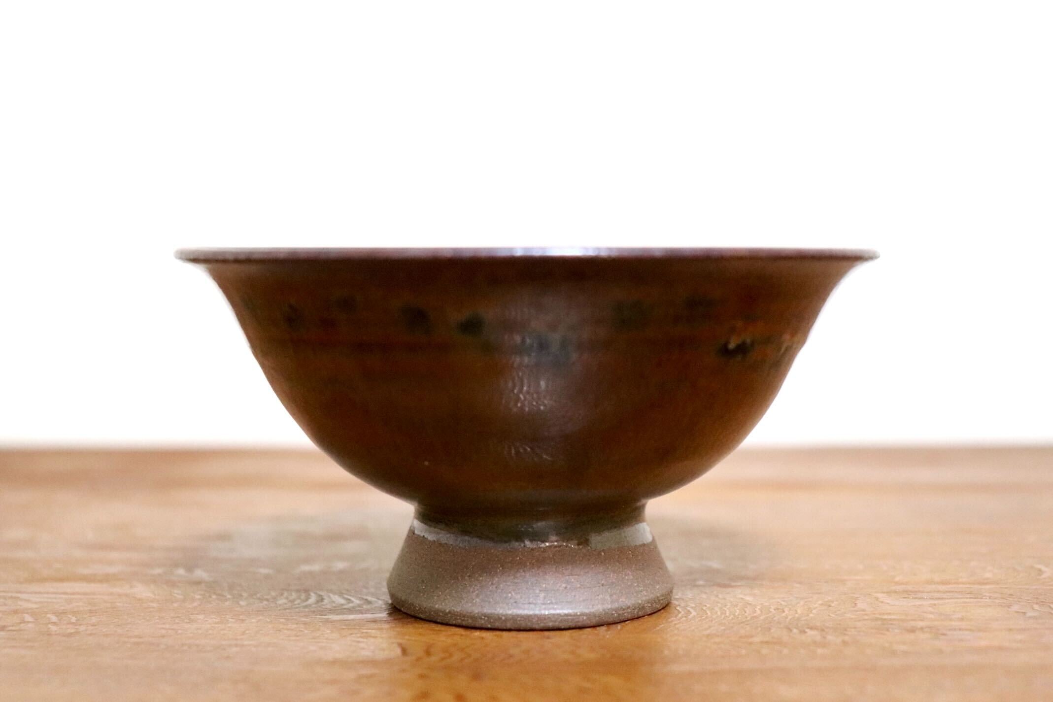 GMIO465A○千代市陶房 清水千代市 丹波焼 ごはん茶碗 陶器 丹波篠山 伝統工芸 未使用