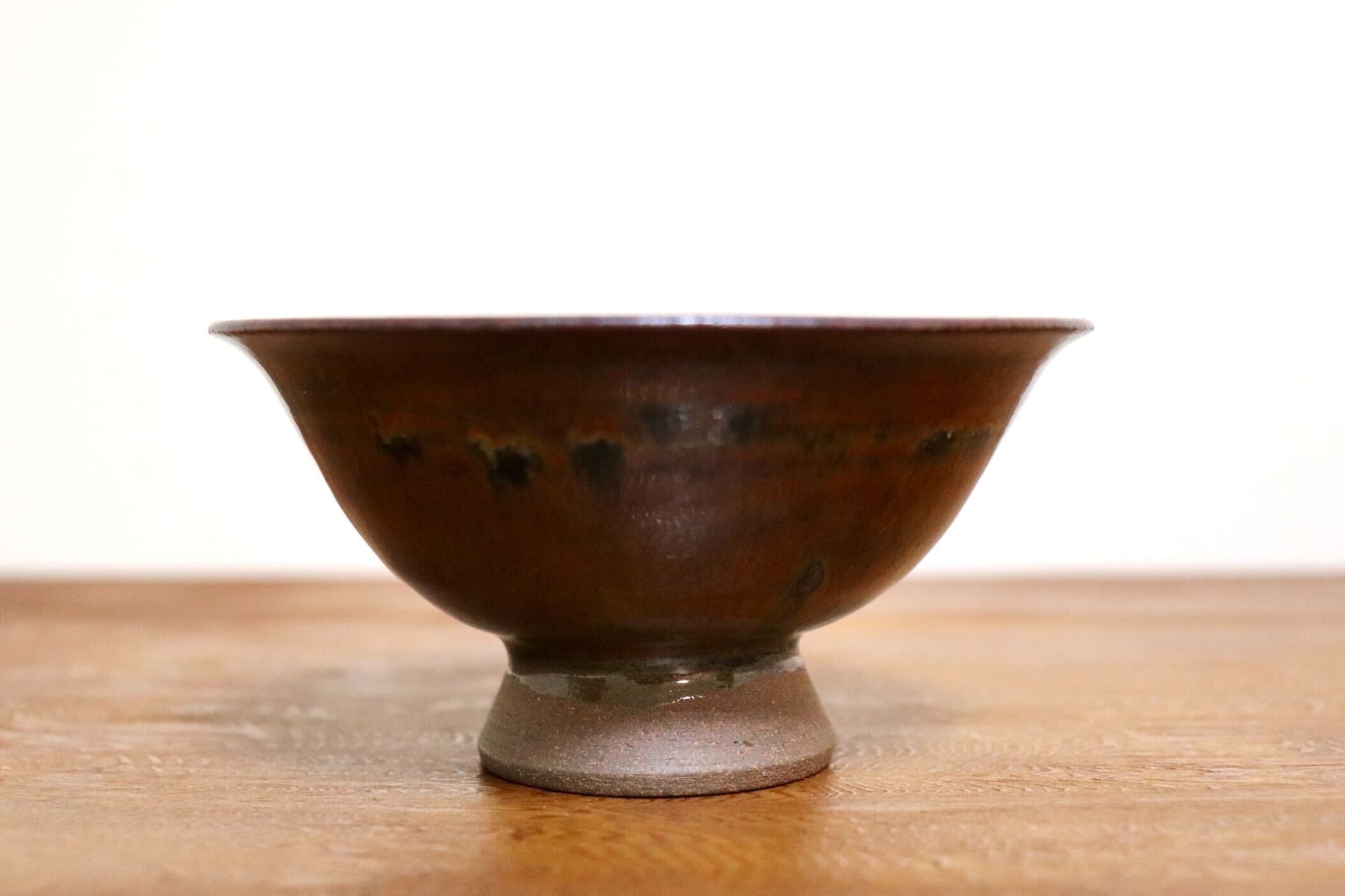 GMIO465A○千代市陶房 清水千代市 丹波焼 ごはん茶碗 陶器 丹波篠山 伝統工芸 未使用