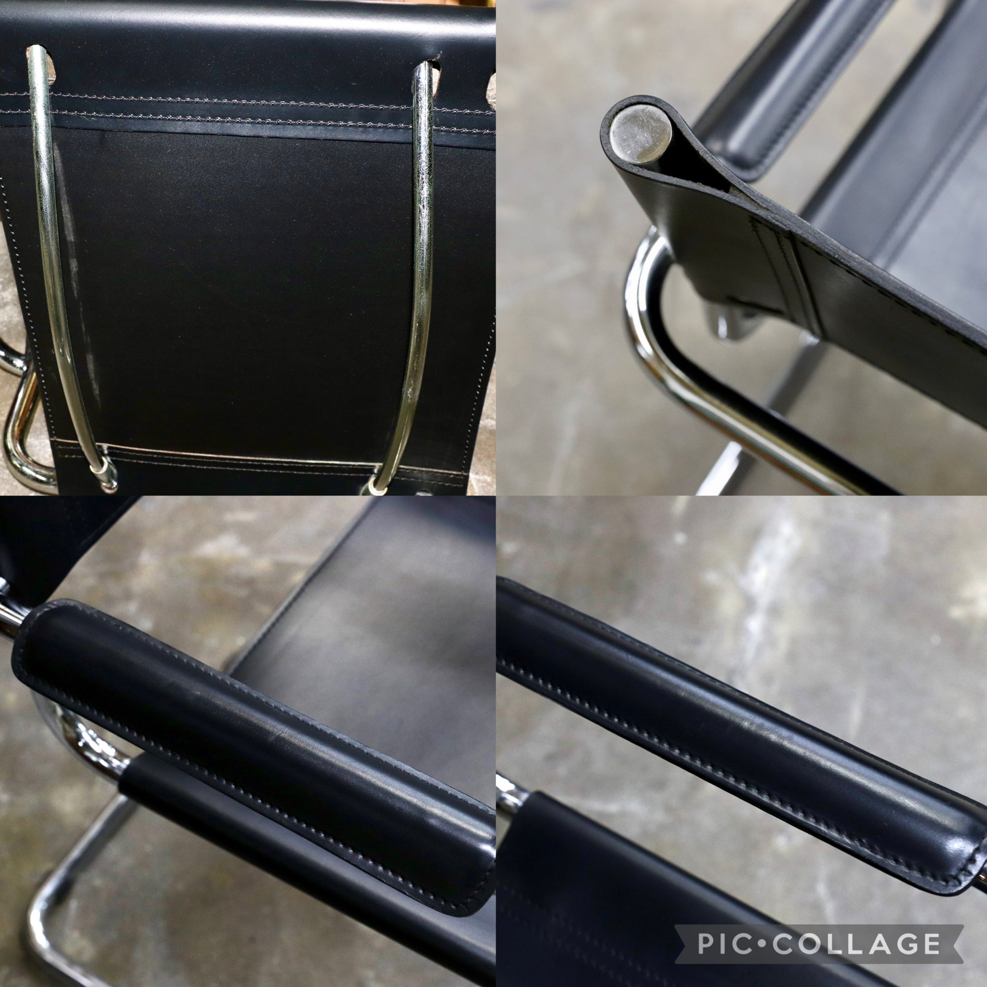 GMJK327D○Mart Stam / マルト・スタム S34 カンチレバーチェア リプロダクト 本革 バウハウス モダニズム 名作 イタリアモダン