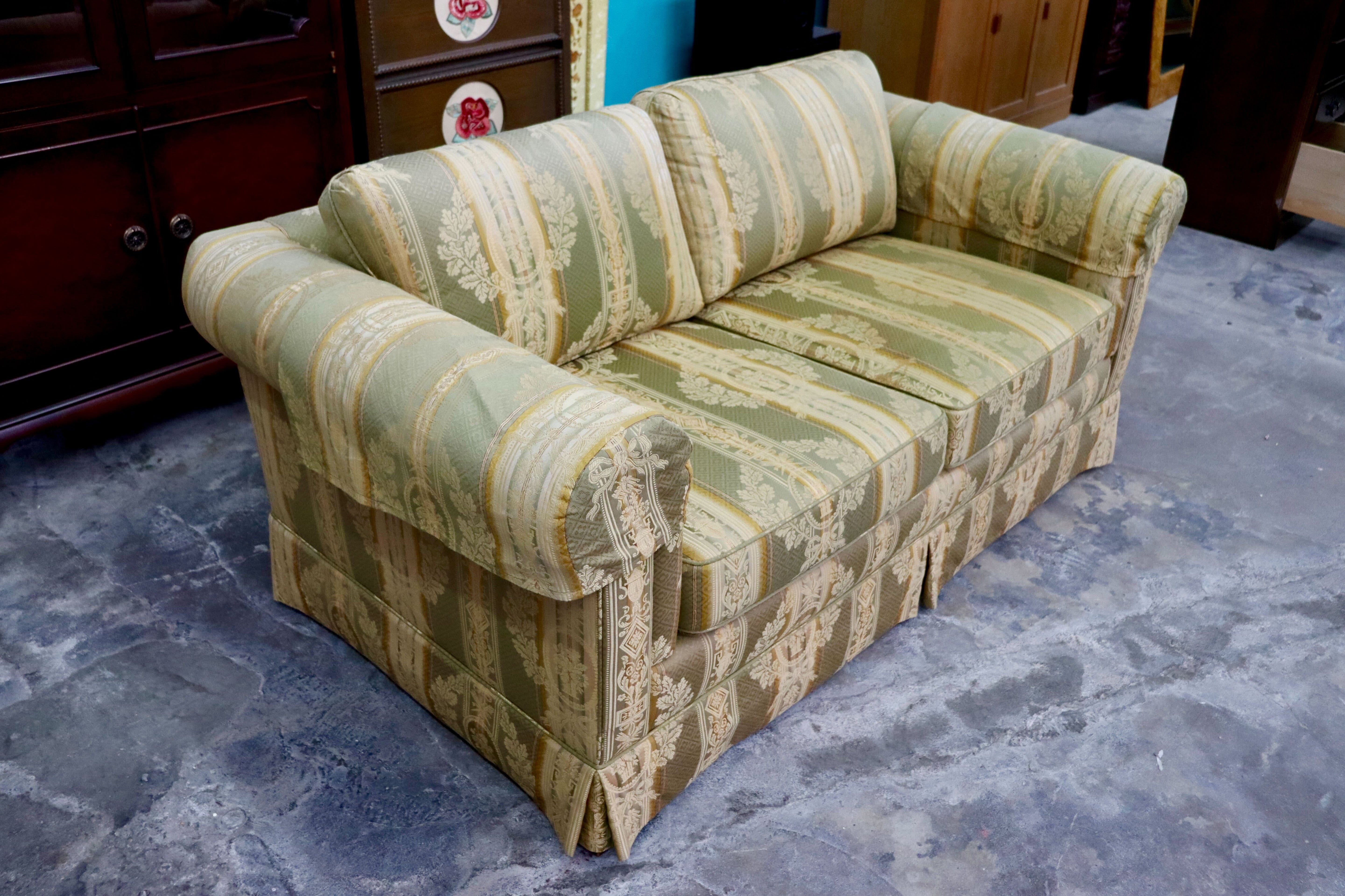 GMIK675A○DREXEL HERITAGE / ドレクセルヘリテイジ 2人掛けソファ ラブソファ 長椅子 ファブリック ヴィンテージ クラシック 高級家具