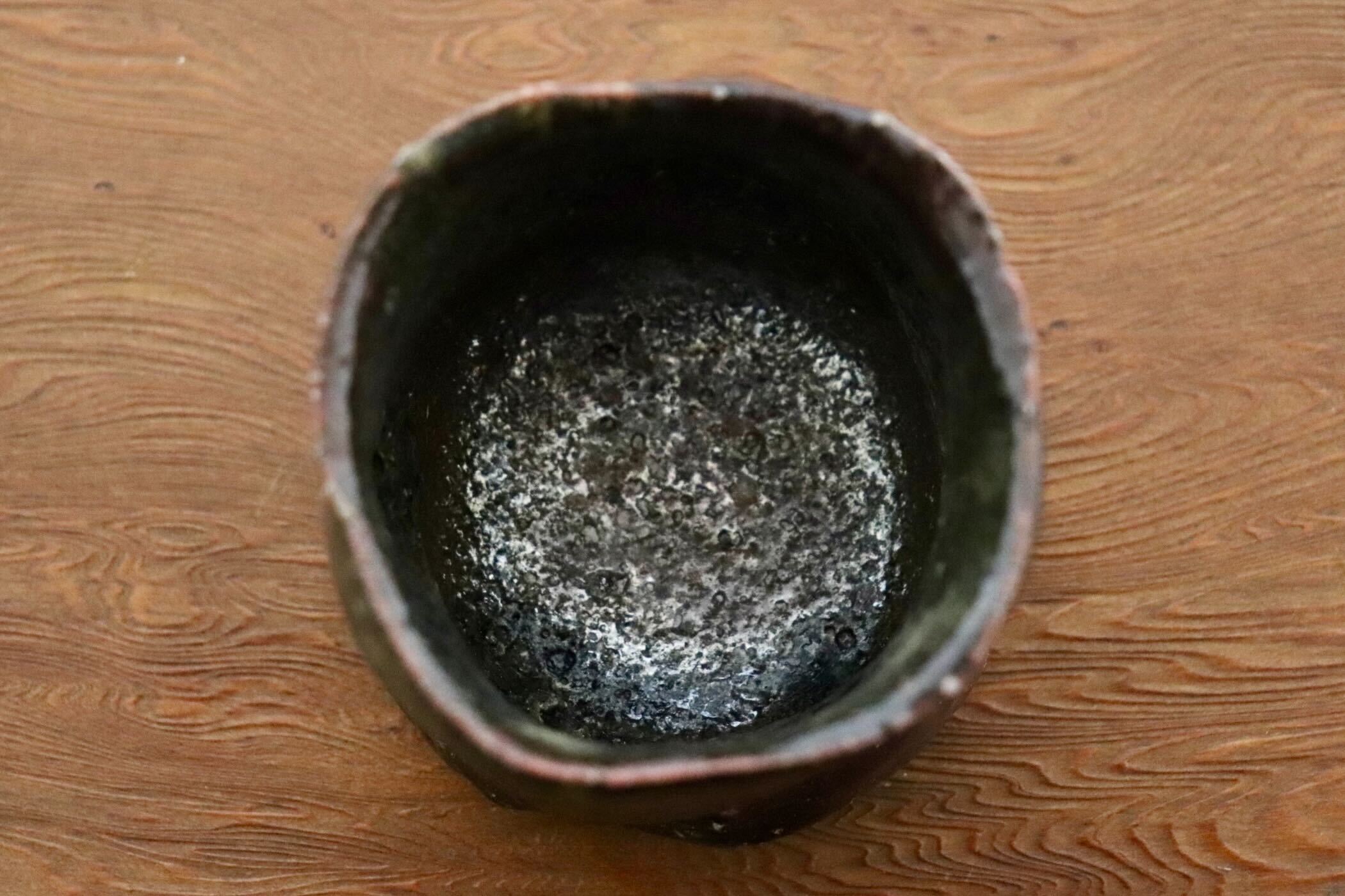 GMIO435A○千代市陶房 清水万佐年 丹波焼 ぐい呑み 酒器 伝統工芸 丹波篠山 未使用