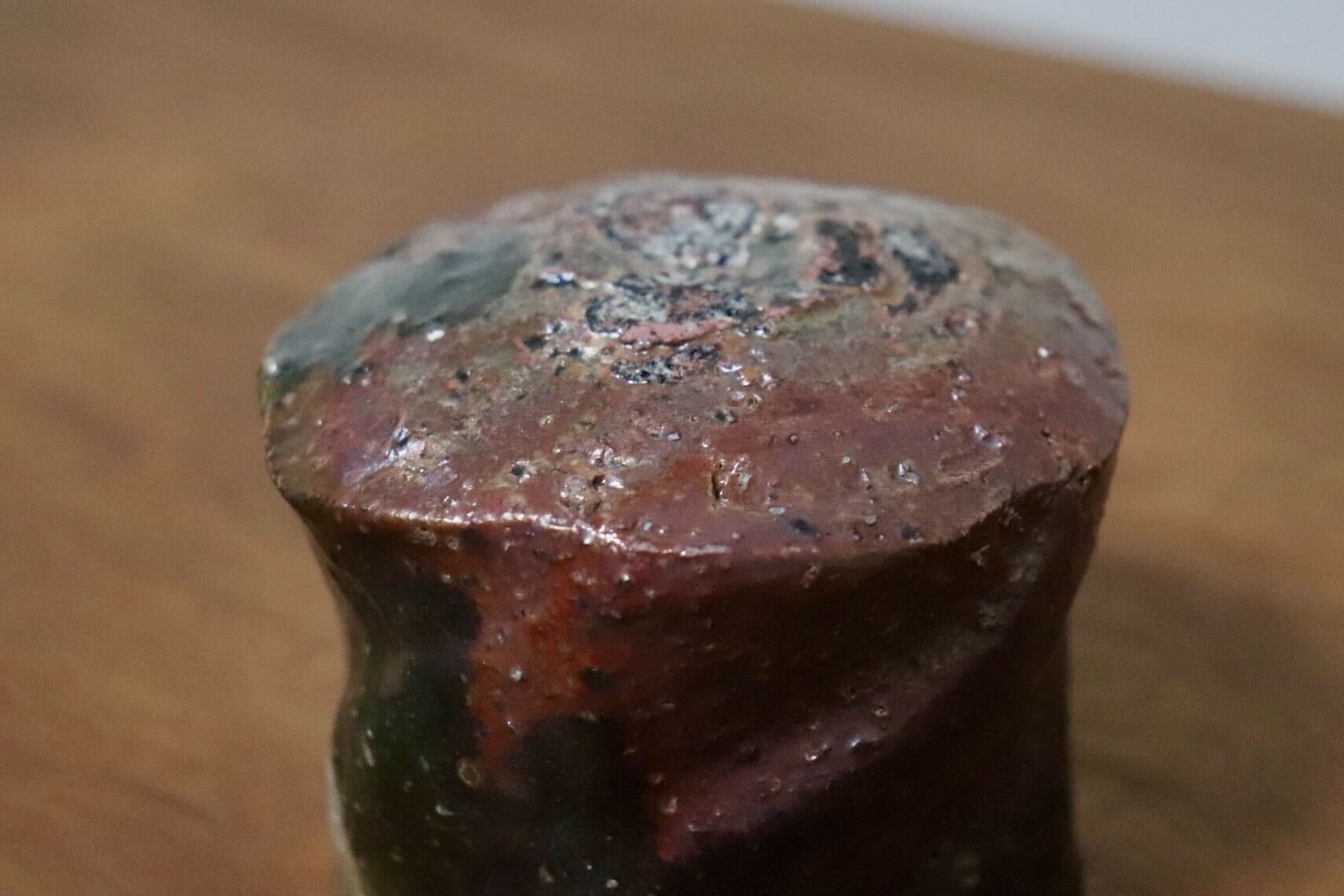 GMIO435A○千代市陶房 清水万佐年 丹波焼 ぐい呑み 酒器 伝統工芸 丹波篠山 未使用