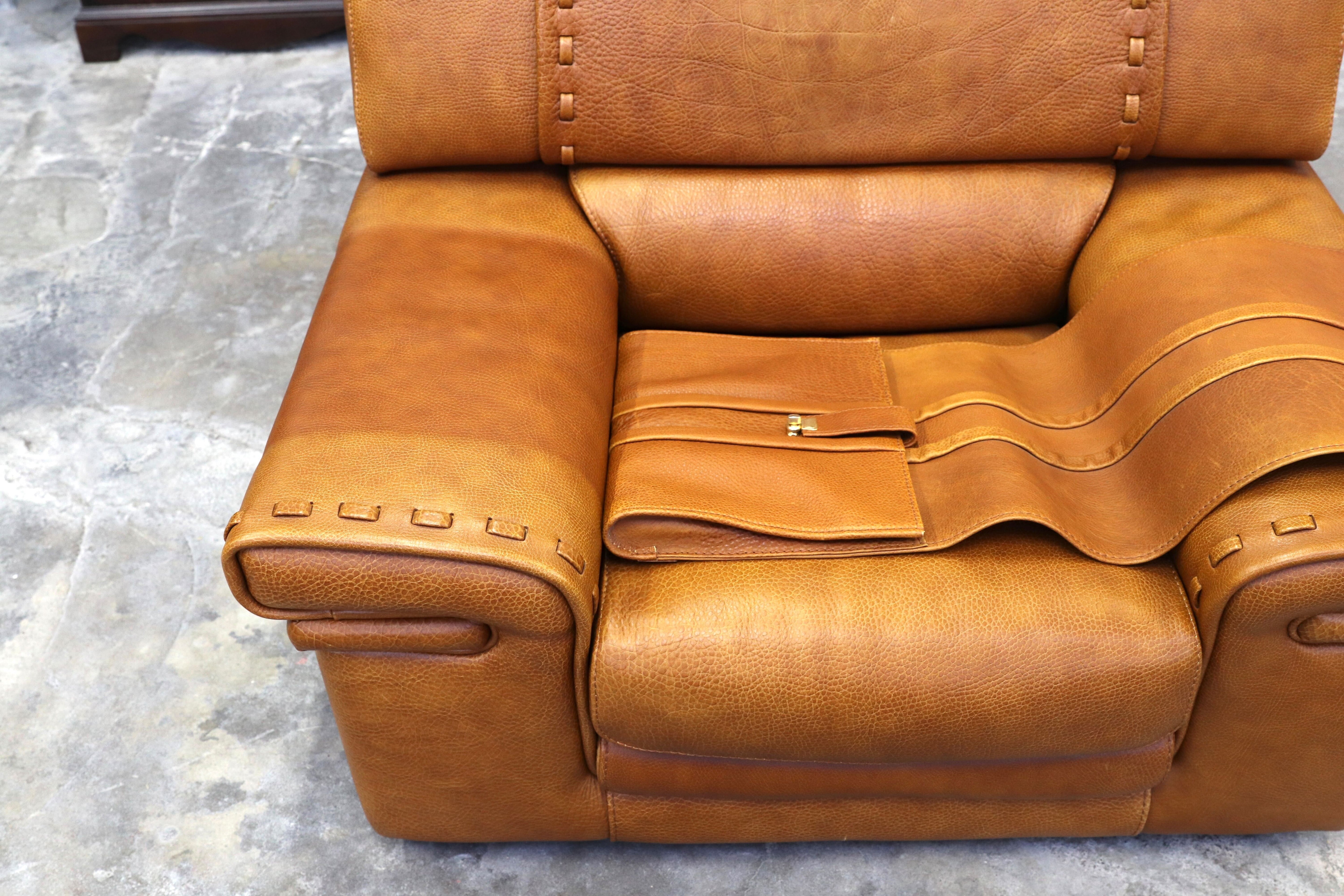 GMIK576A○formenti / フォルメンティ イタリア製 最高級 ラグジュアリー シングルソファ 厚手本革 ブラウン ユーロカーサ取扱 約70万