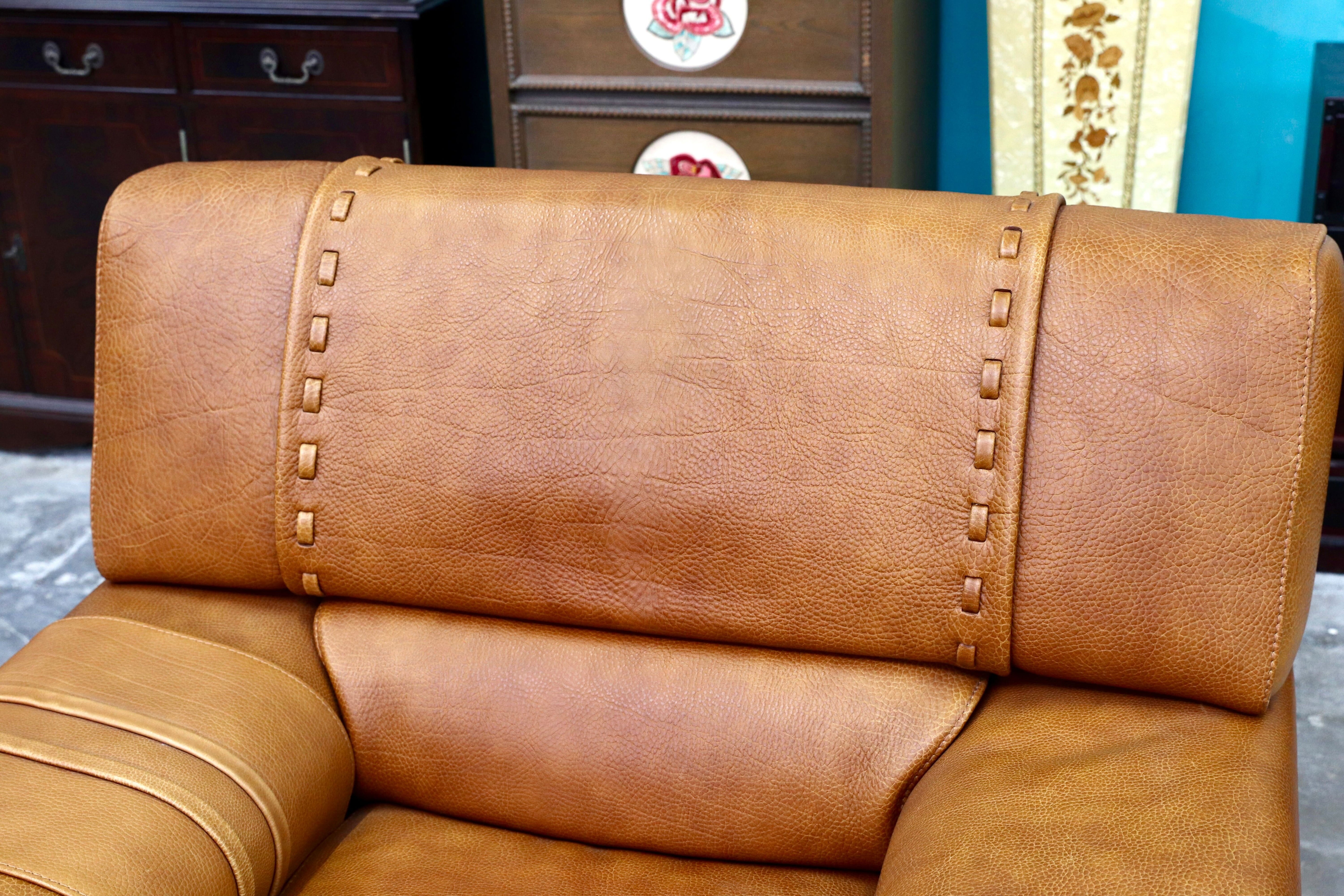 GMIK576B○formenti / フォルメンティ イタリア製 最高級 ラグジュアリー シングルソファ 厚手本革 ブラウン ユーロカーサ取扱 約70万