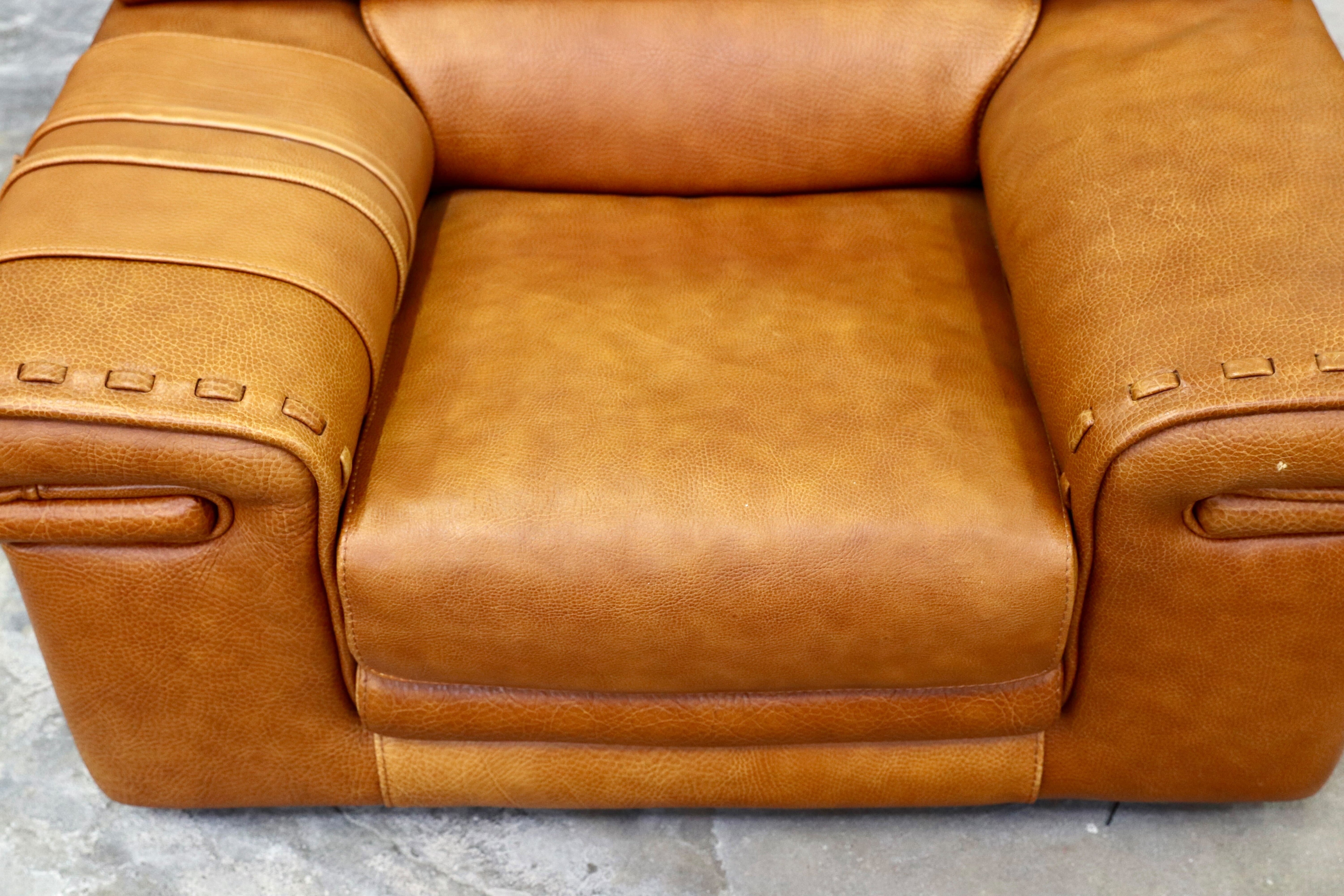 GMIK576B○formenti / フォルメンティ イタリア製 最高級 ラグジュアリー シングルソファ 厚手本革 ブラウン ユーロカーサ取扱 約70万