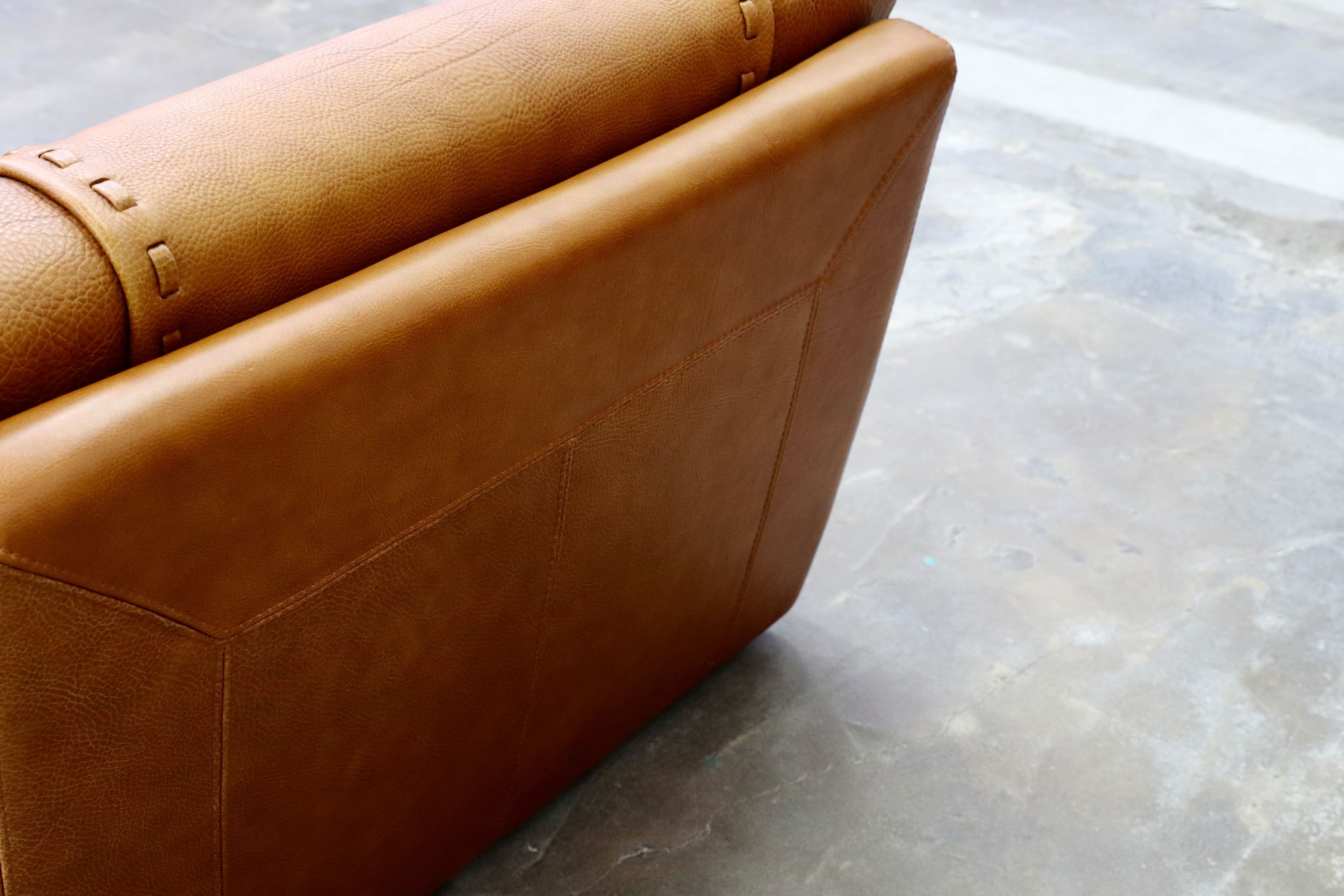 GMIK576B○formenti / フォルメンティ イタリア製 最高級 ラグジュアリー シングルソファ 厚手本革 ブラウン ユーロカーサ取扱 約70万