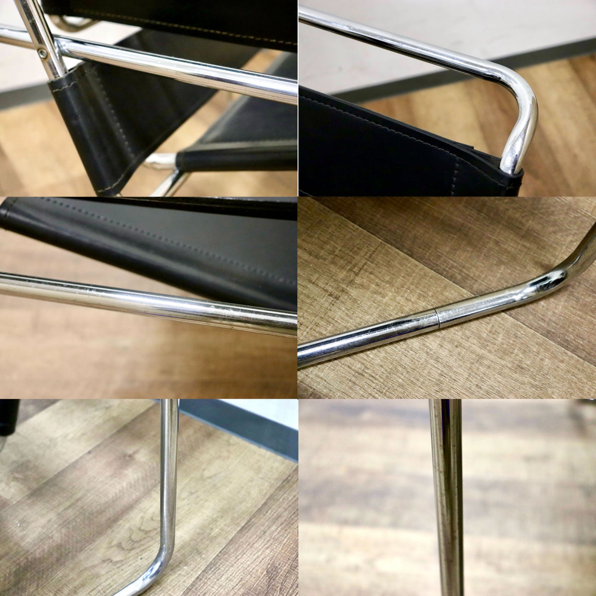 GMHN42A○Wassily Chair ワシリーチェア マルセルブロイヤー アーム 