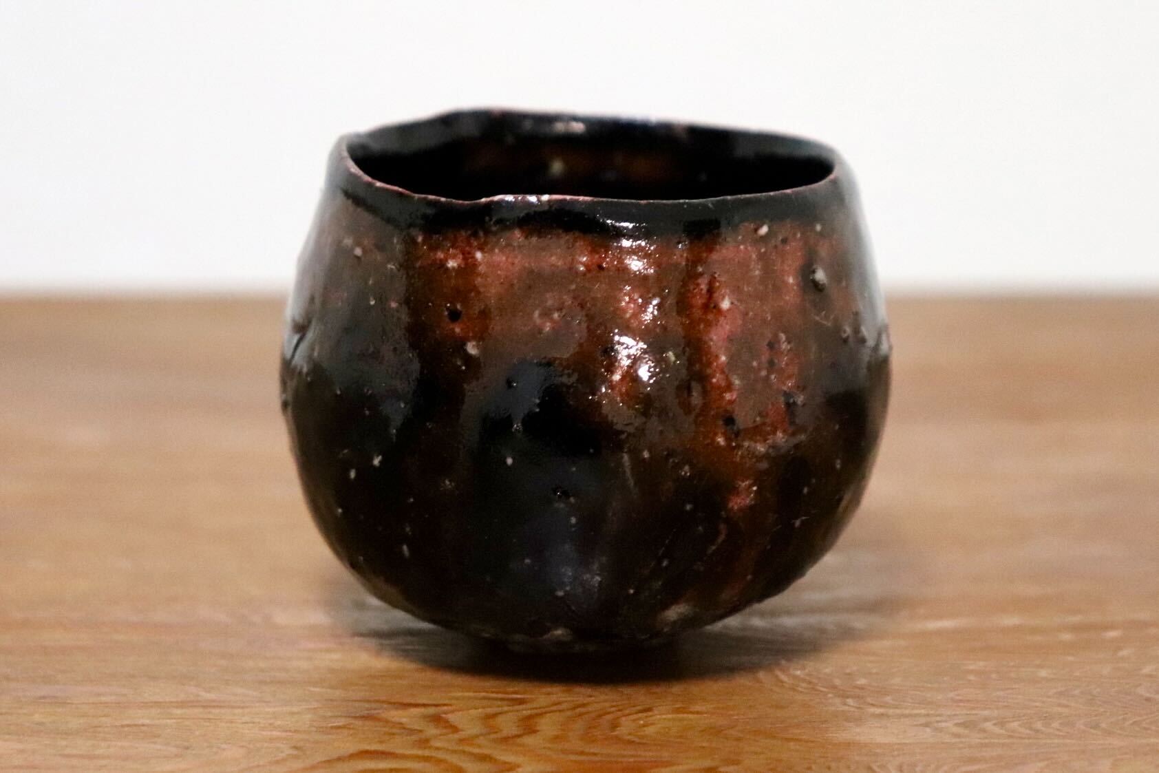 GMIO435E○千代市陶房 清水万佐年 丹波焼 ぐい呑み 酒器 伝統工芸 丹波篠山 未使用