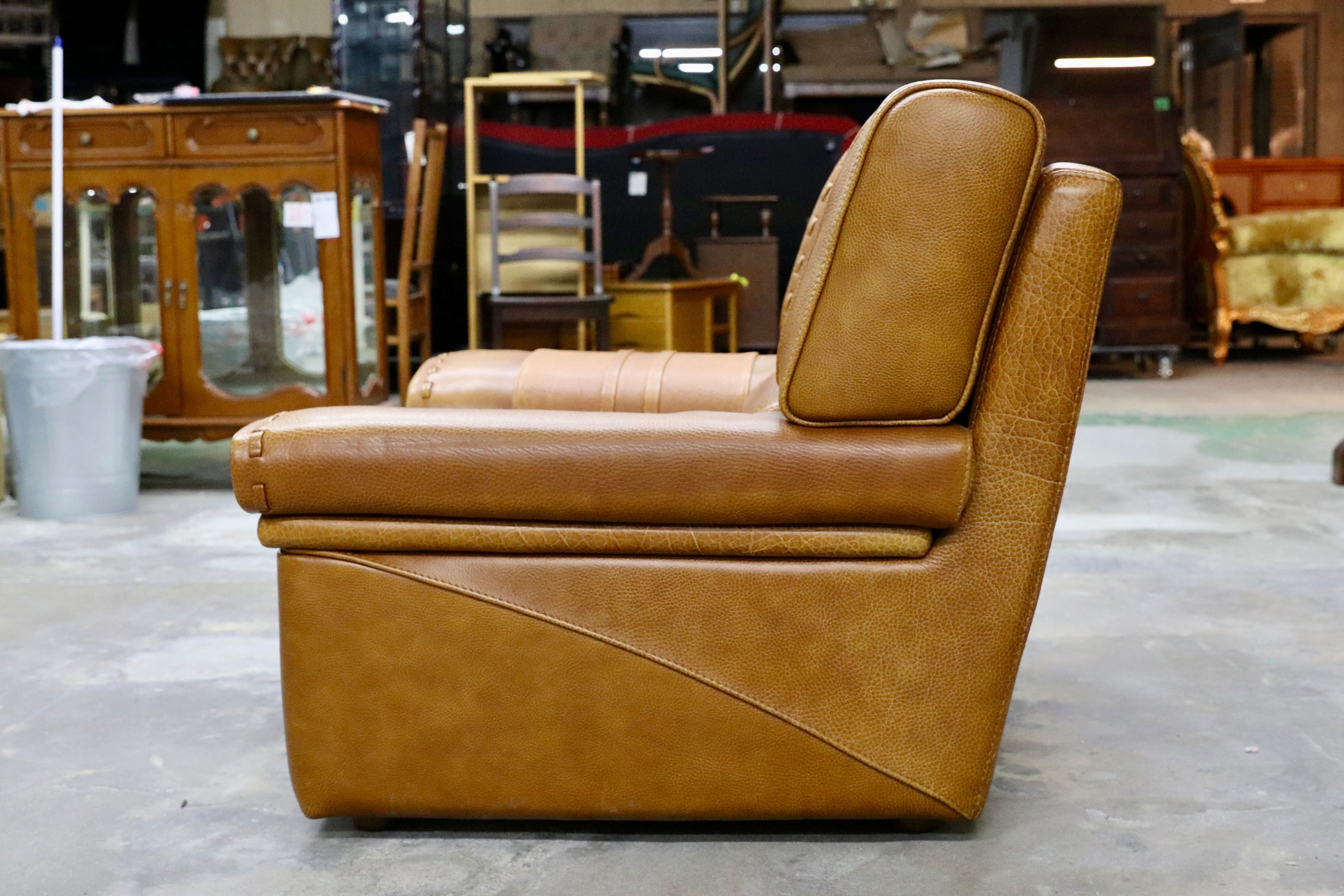 GMIK576C○formenti / フォルメンティ イタリア製 最高級 ラグジュアリー シングルソファ 厚手本革 ブラウン ユーロカーサ取扱 約70万